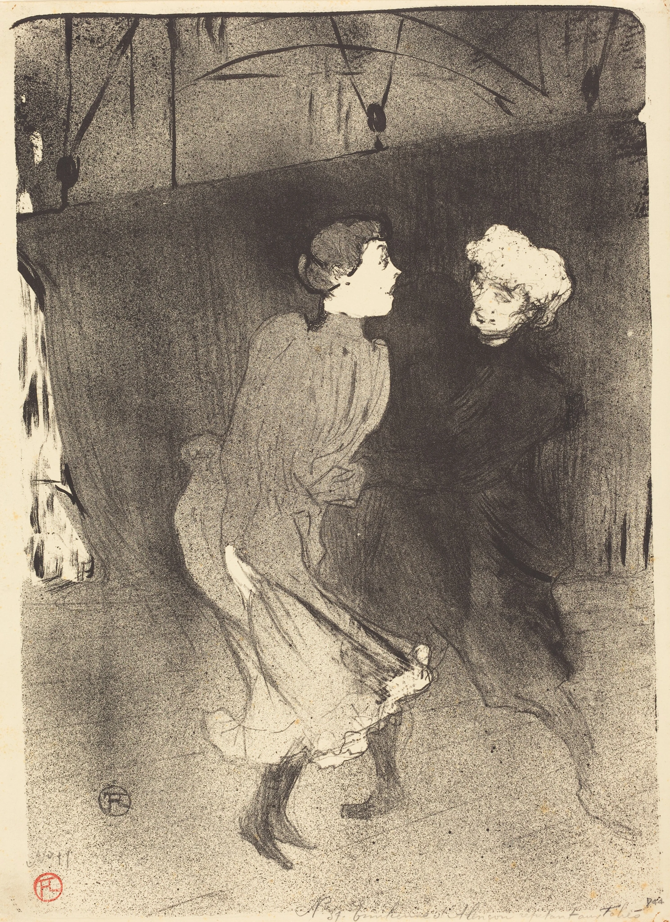 Dress Rehearsal at the Folies-Bergere (Répétition générale aux Folies-Bergère), Henri de Toulouse-Lautrec