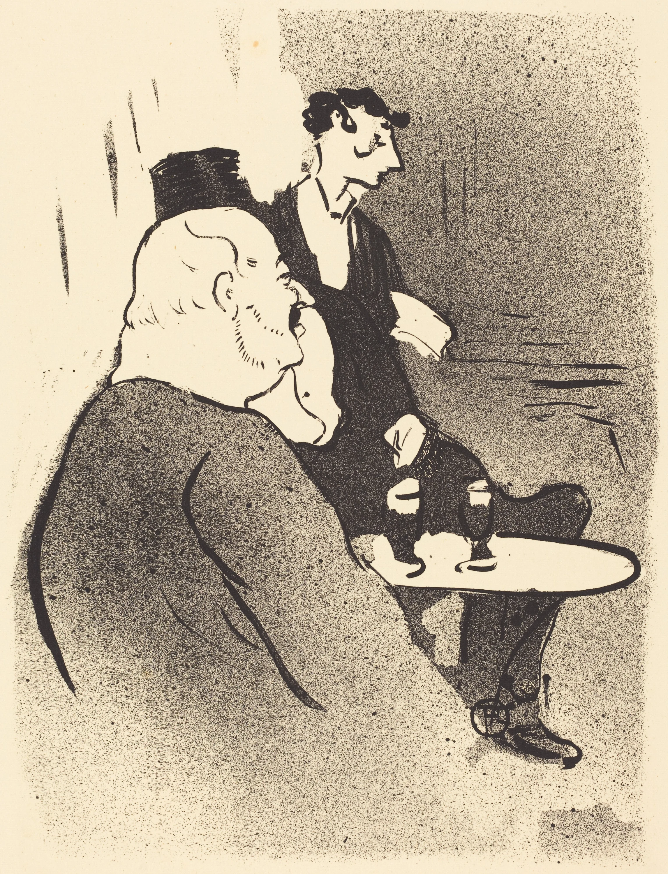 Ducarre at the Ambassadeurs (Ducarre aux ambassadeurs), Henri de Toulouse-Lautrec