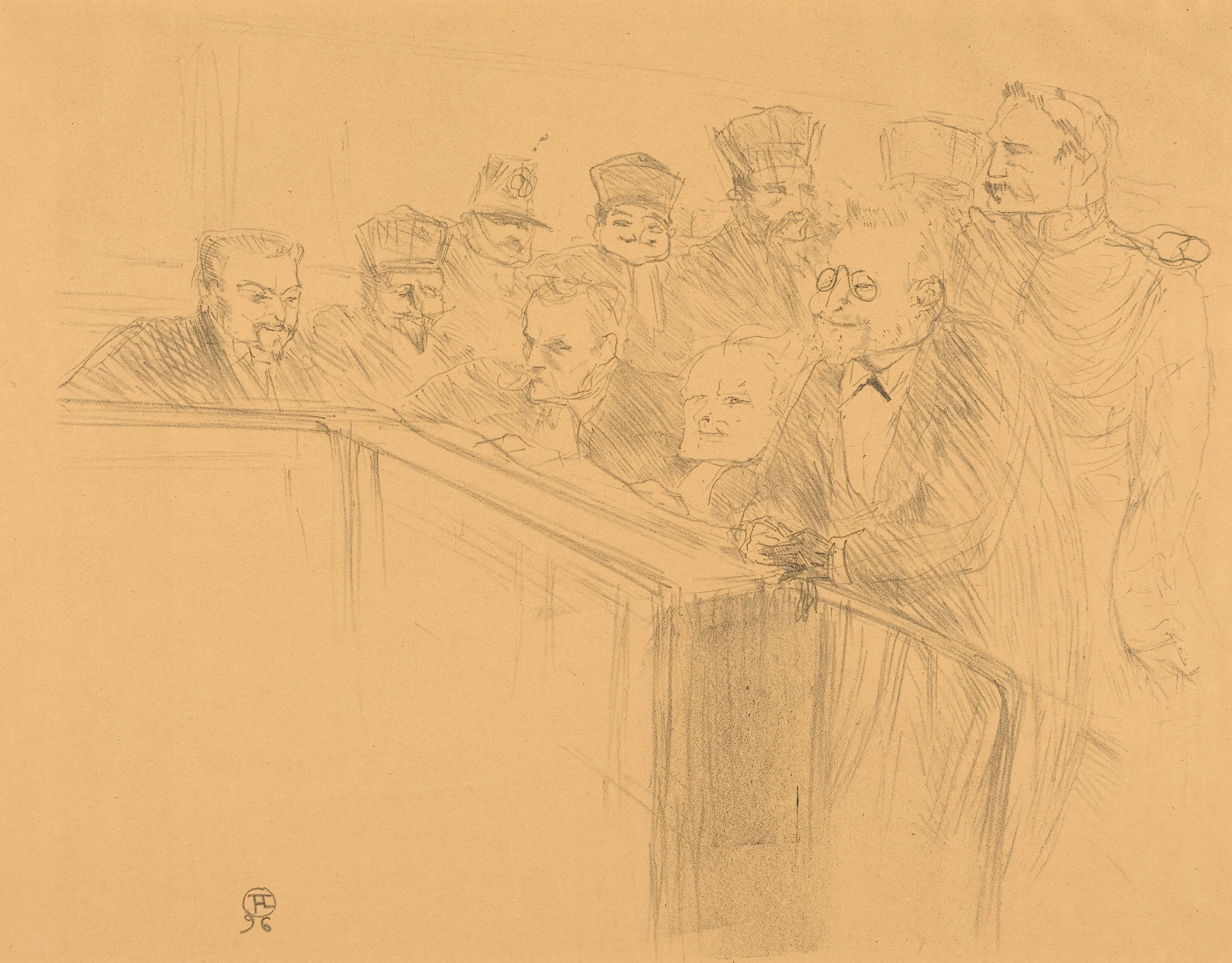Dupas Deposition (Déposition Dupas), Henri de Toulouse-Lautrec