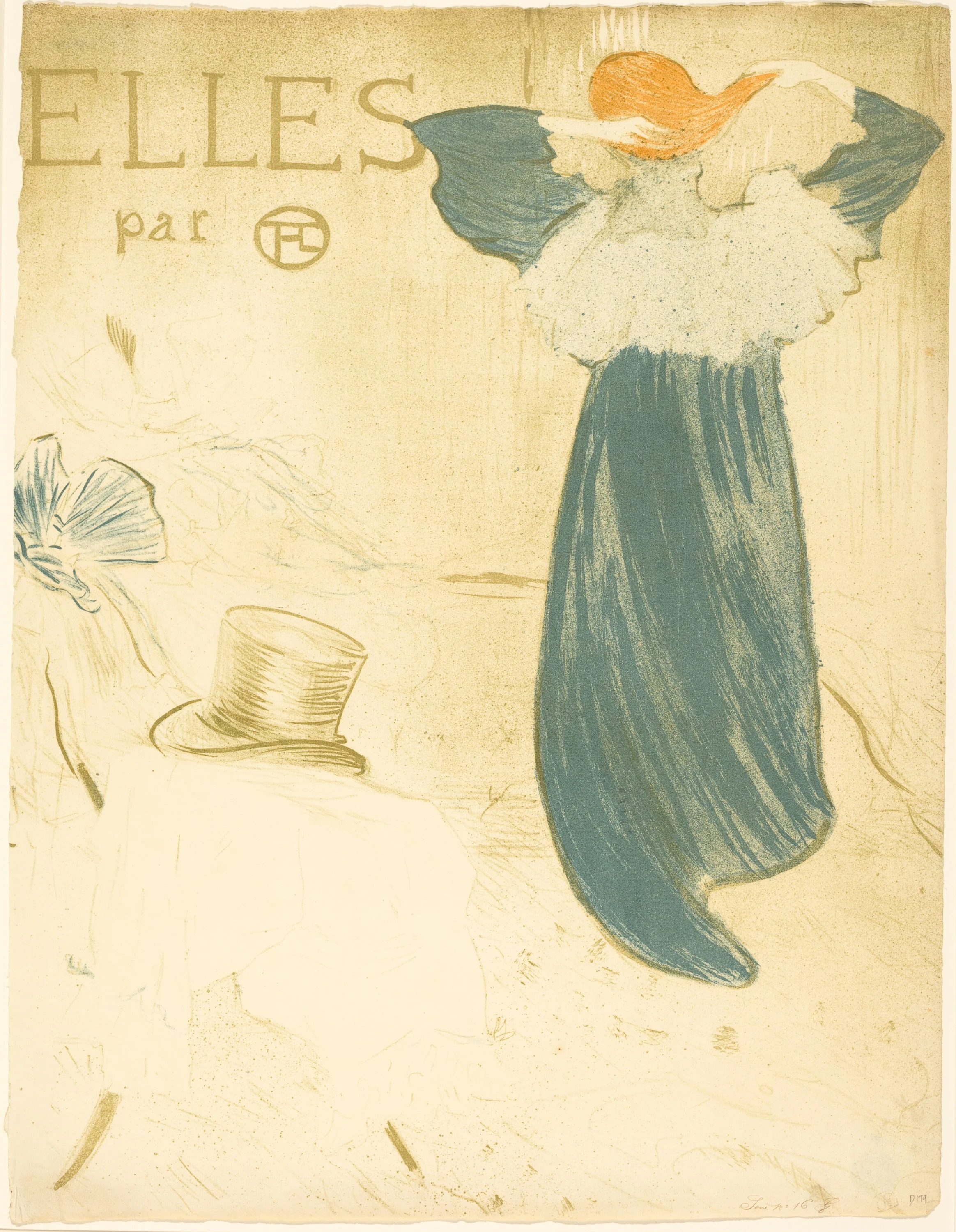 Frontispiece for "Elles", Henri de Toulouse-Lautrec