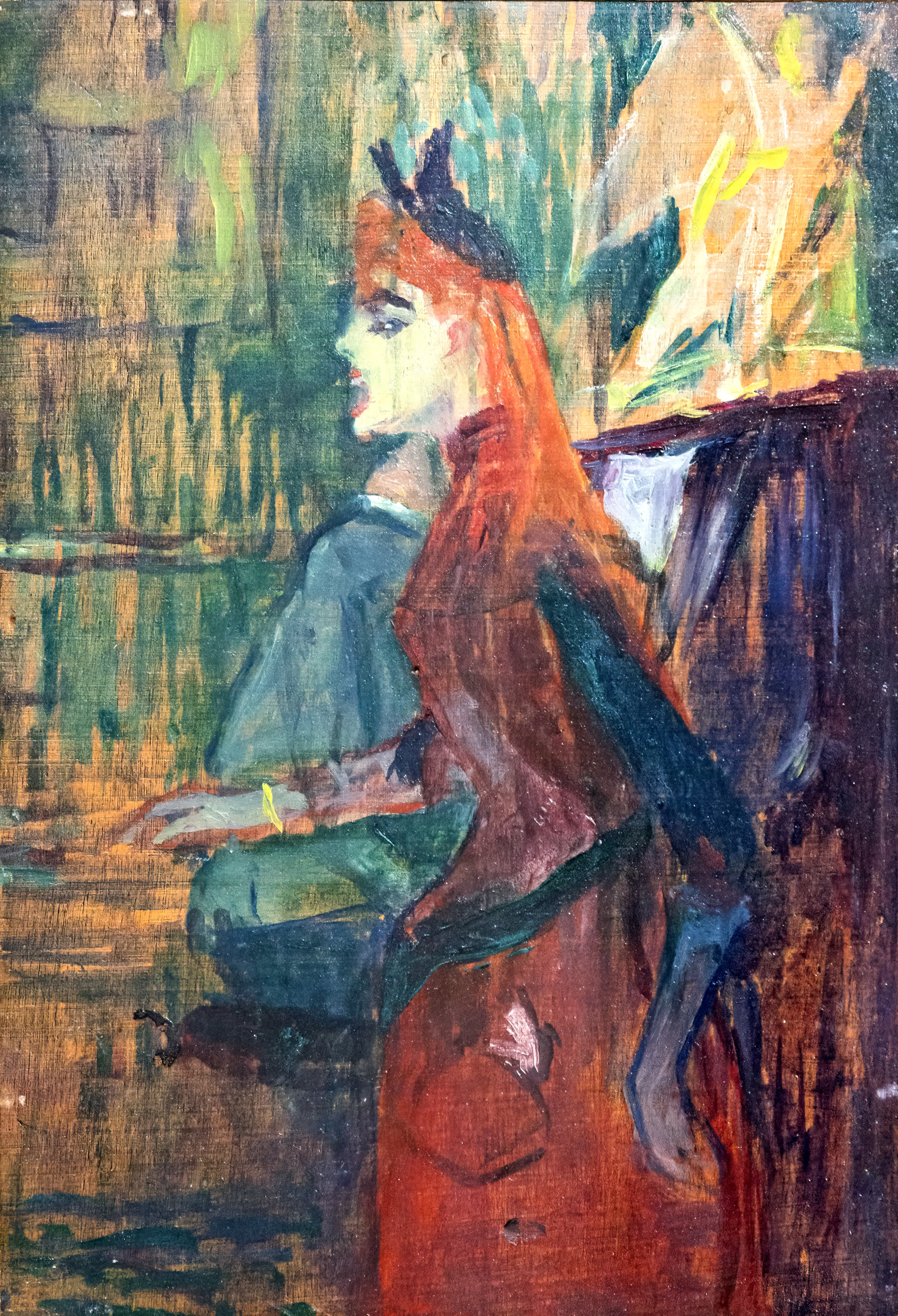 La leçon de chant, Henri de Toulouse-Lautrec