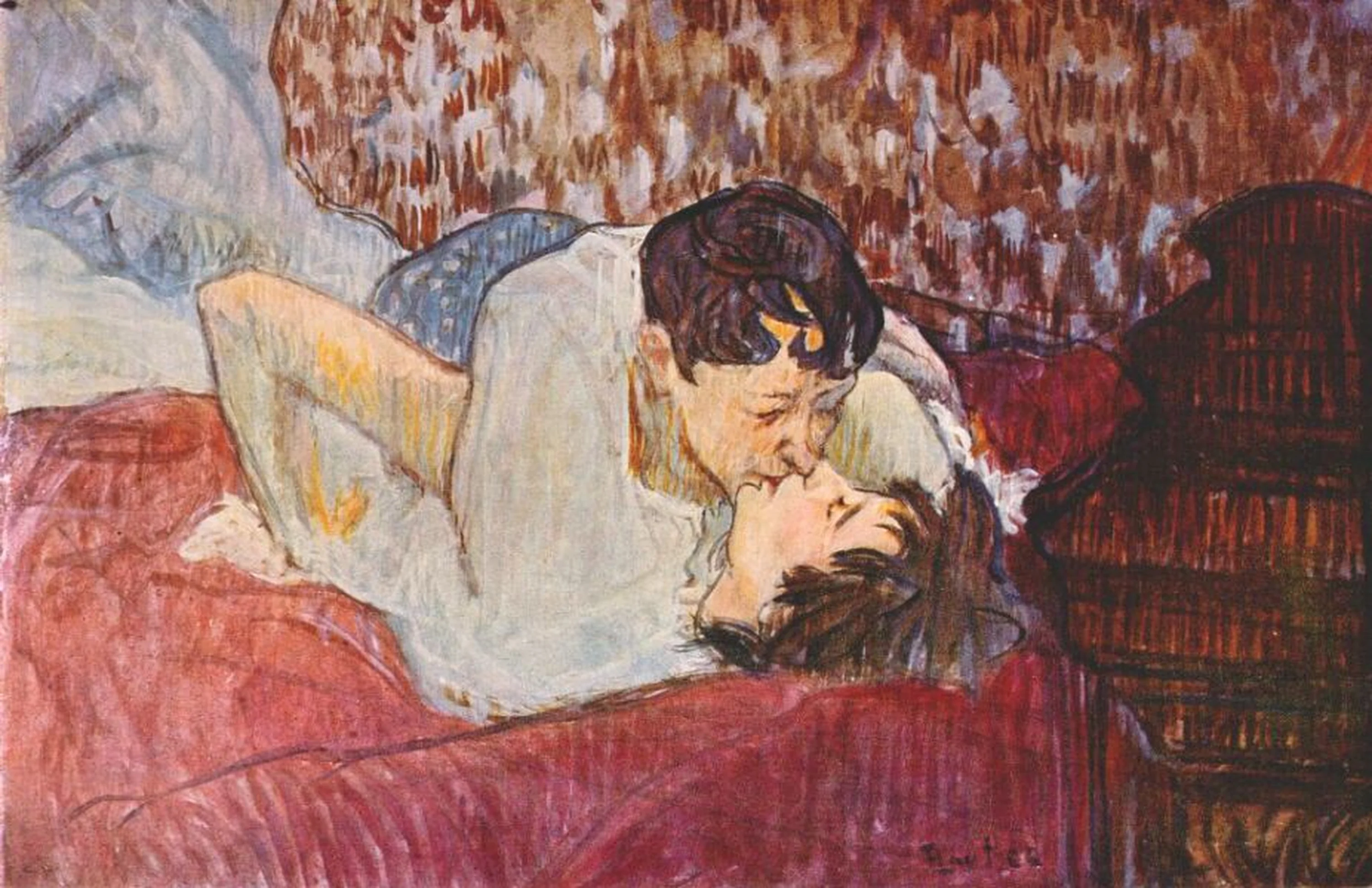 Le Baiser, Henri de Toulouse-Lautrec