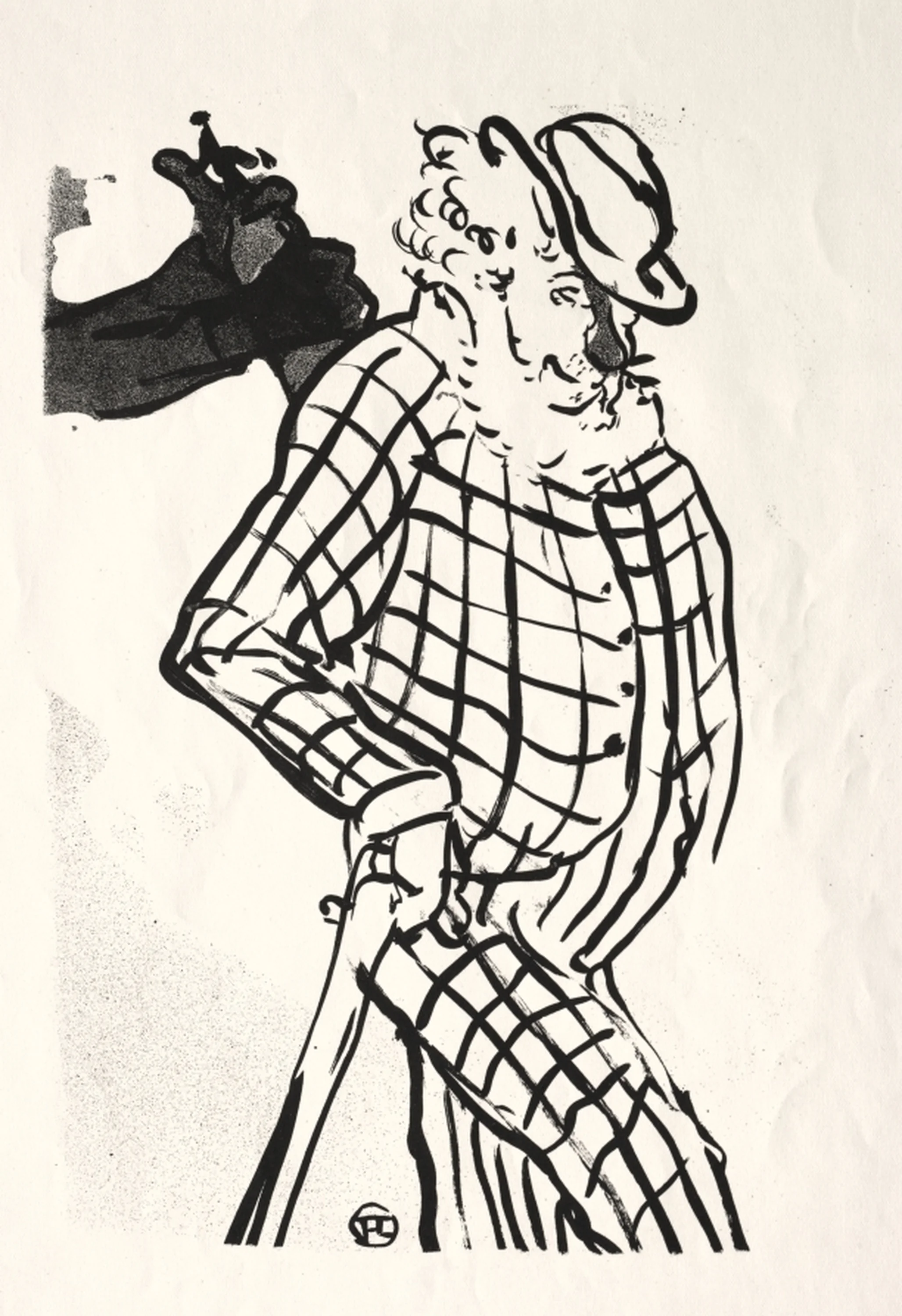 Le Café-concert: Chanteur Americain, Henri de Toulouse-Lautrec