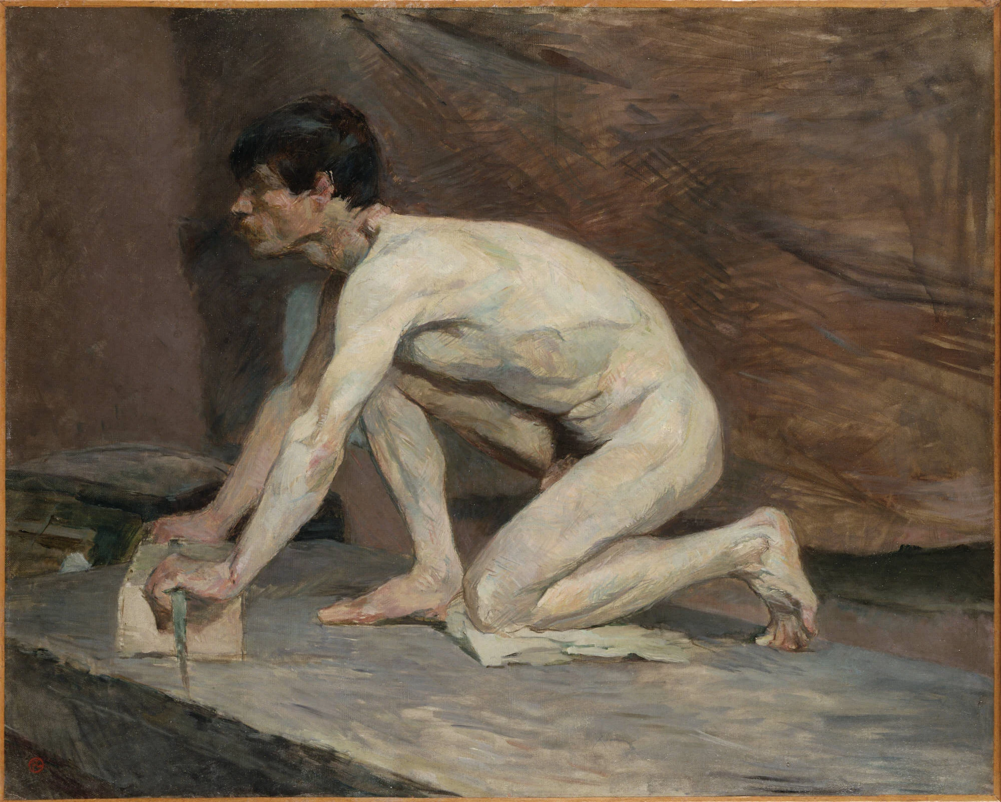 Le polisseur de marbre, Henri de Toulouse-Lautrec