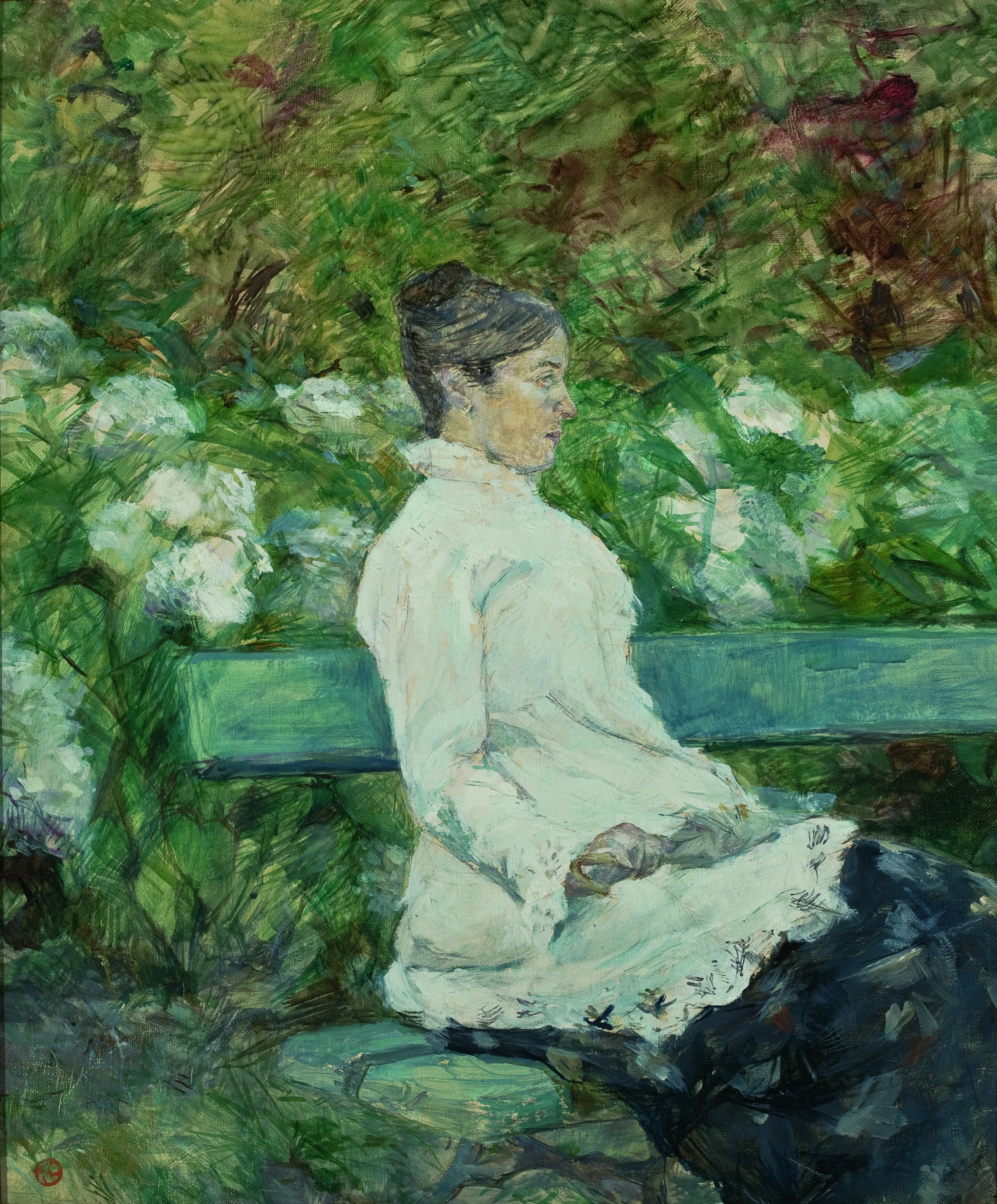 Madame la Comtesse Adèle de Toulouse-Lautrec au Jardin de Malromé, Henri de Toulouse-Lautrec