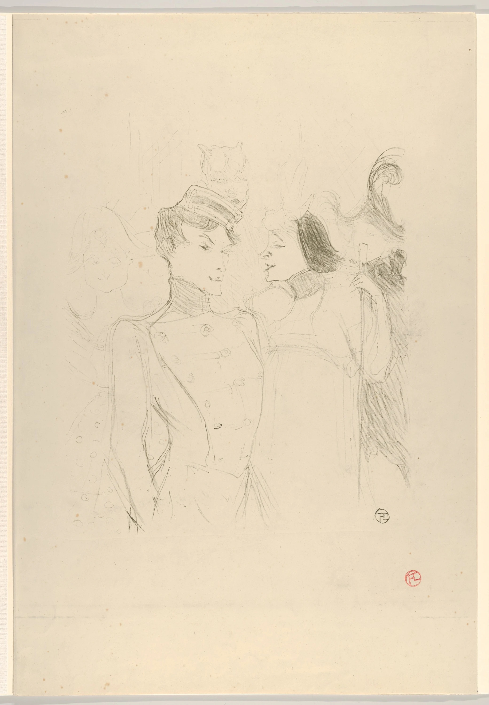 Marcelle Lender and Eva Lavalliére in a Revue at the Variétés, Henri de Toulouse-Lautrec