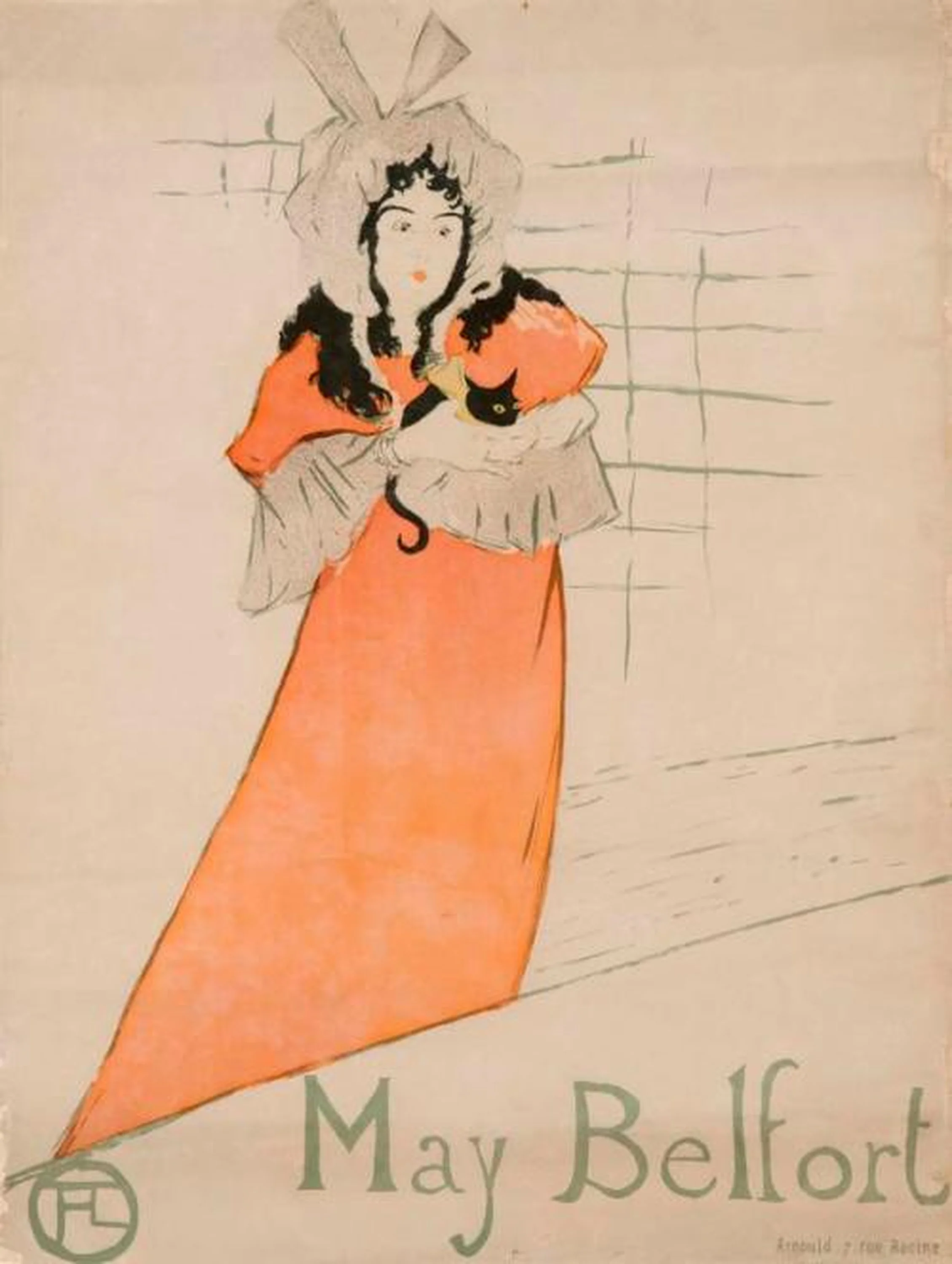 May Belfort - Henri de Toulouse-Lautrec, Henri de Toulouse-Lautrec