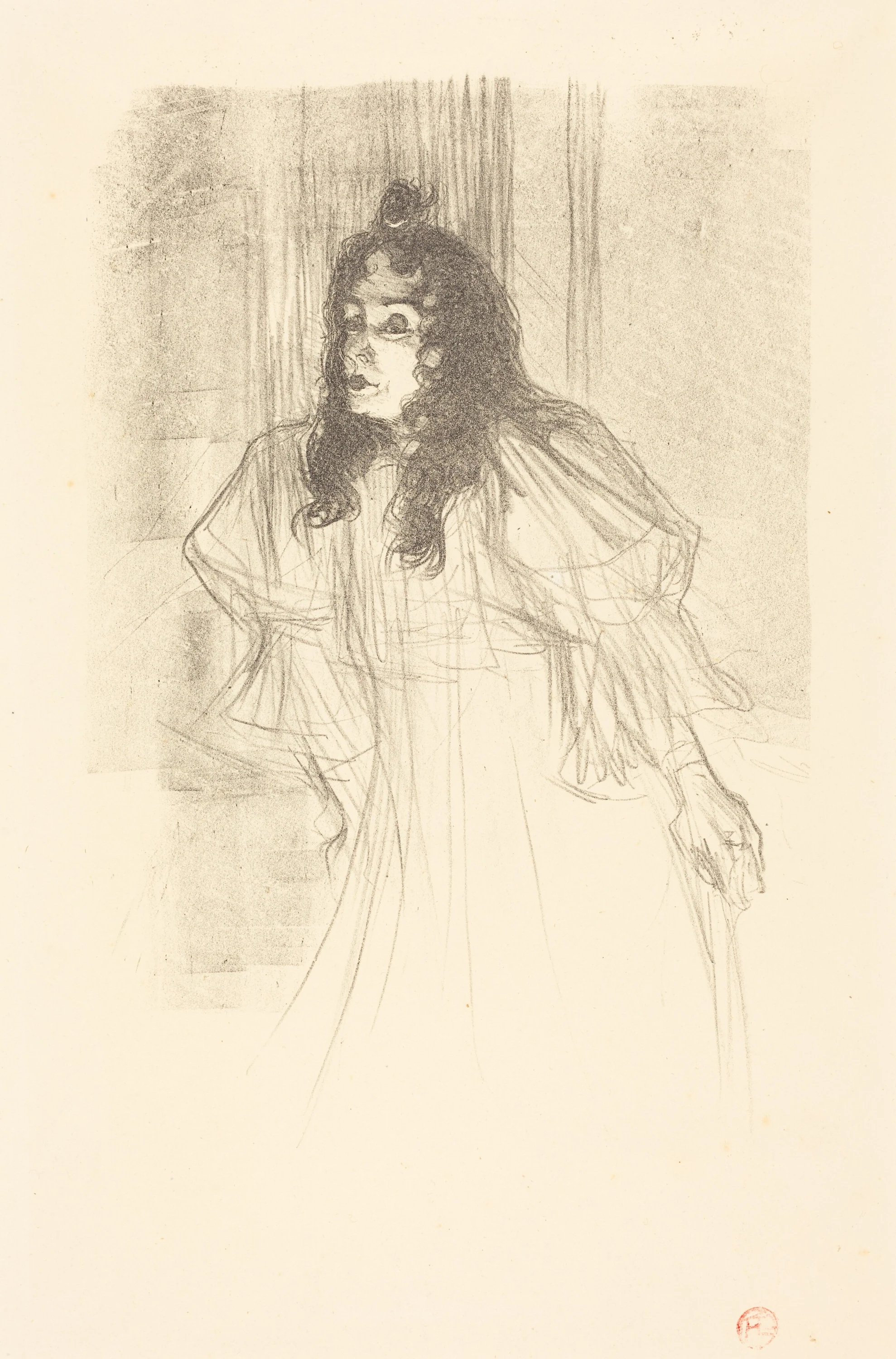 Miss May Belfort Bare-Headed (Miss May Belfort en cheveux), Henri de Toulouse-Lautrec