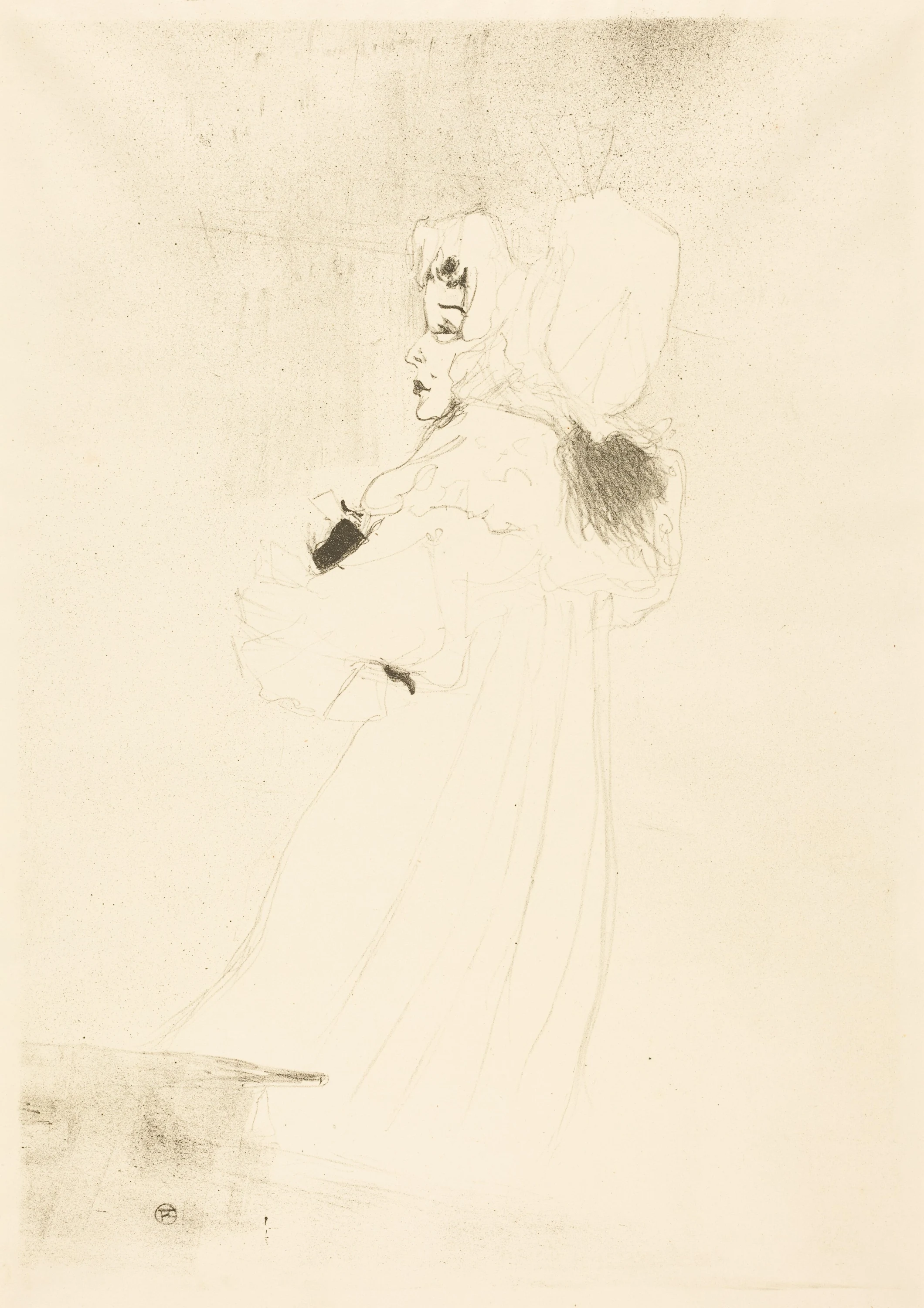 Miss May Belfort, Large Plate (Miss May Belfort, grande planche), Henri de Toulouse-Lautrec