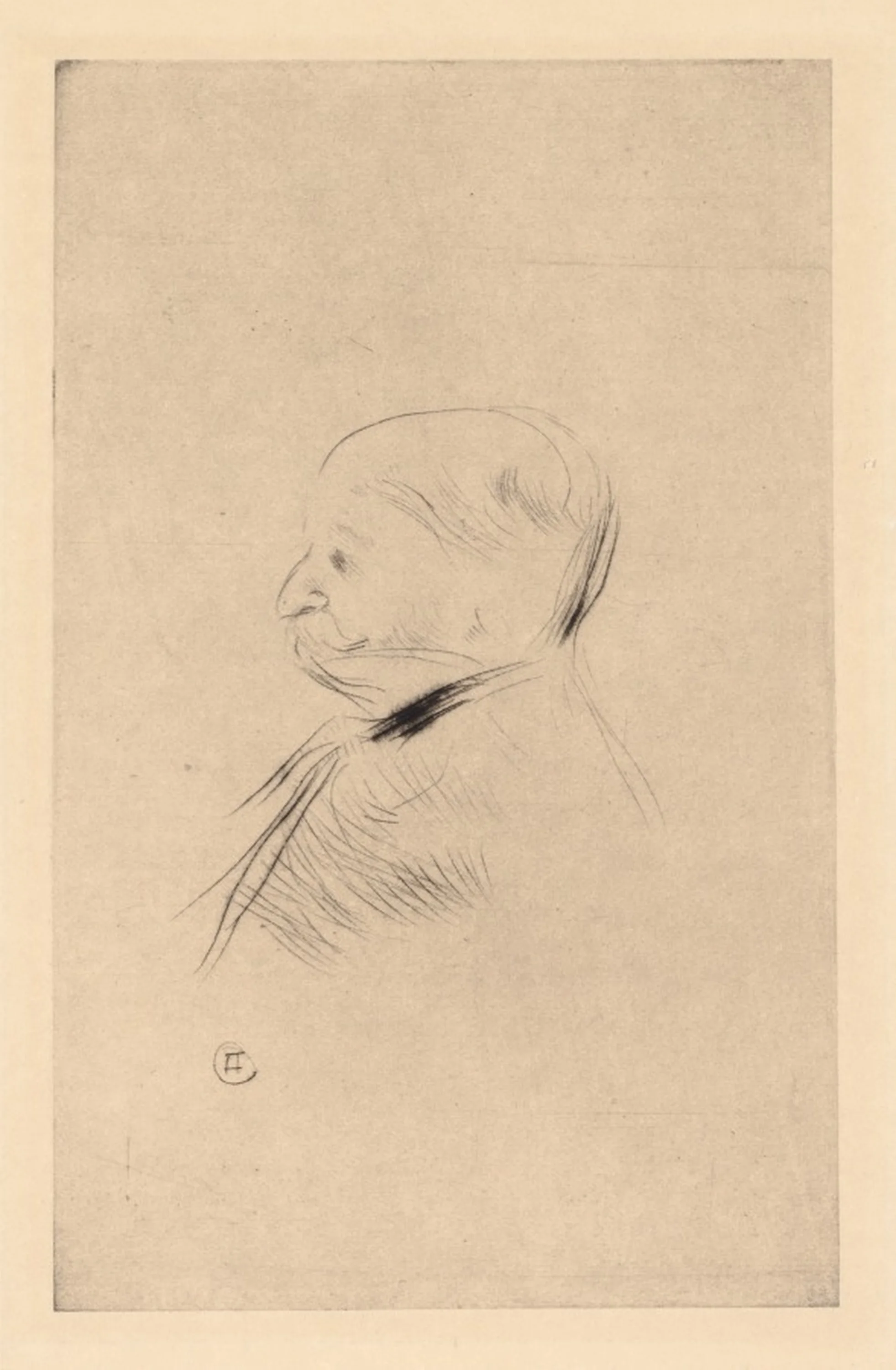 Portrait of a Man (Portrait d'un homme), Henri de Toulouse-Lautrec