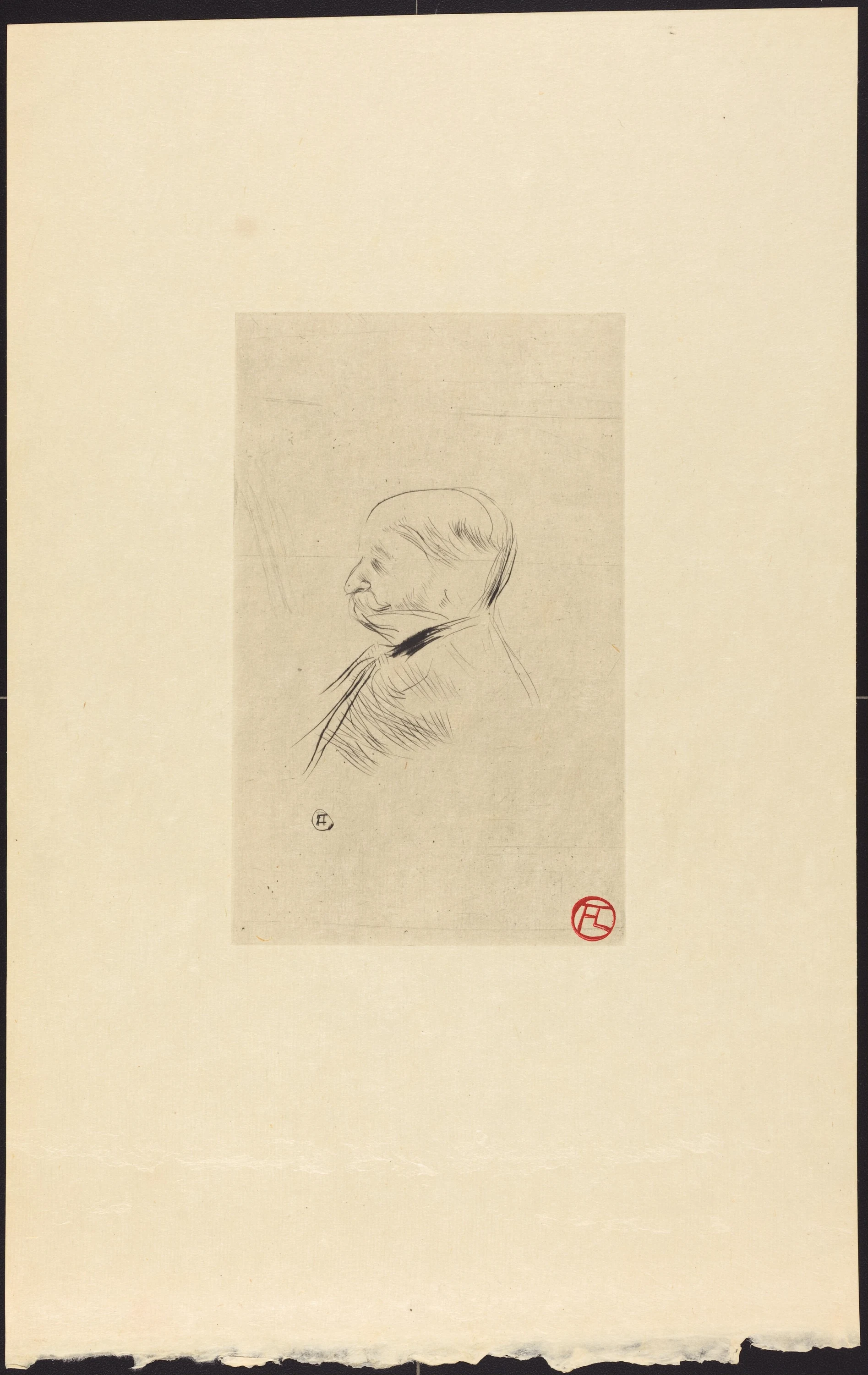 Portrait of M. X (Portrait de M. X), Henri de Toulouse-Lautrec