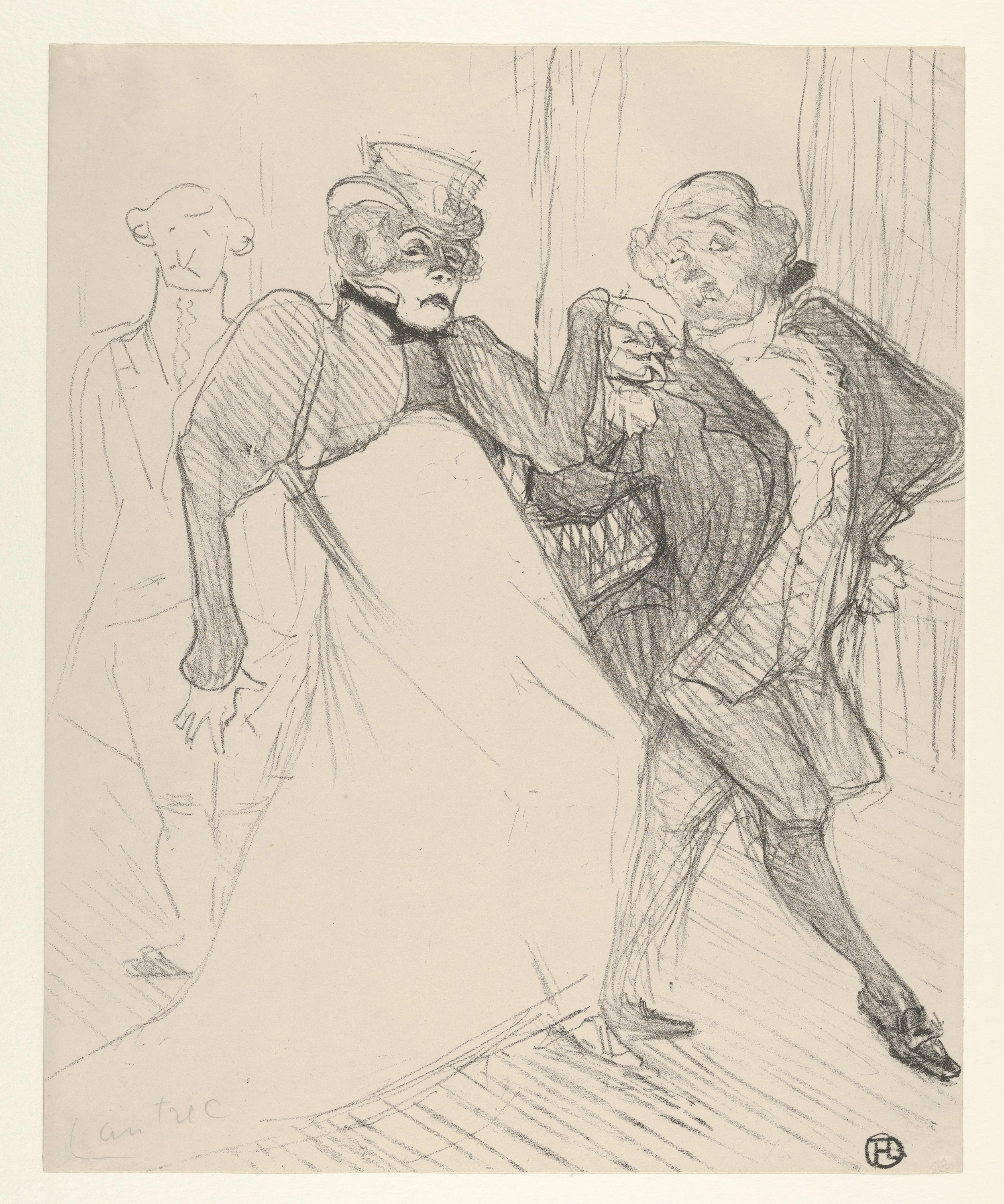 Réjane and Galipaux, in Madame Sans-Géne, Henri de Toulouse-Lautrec