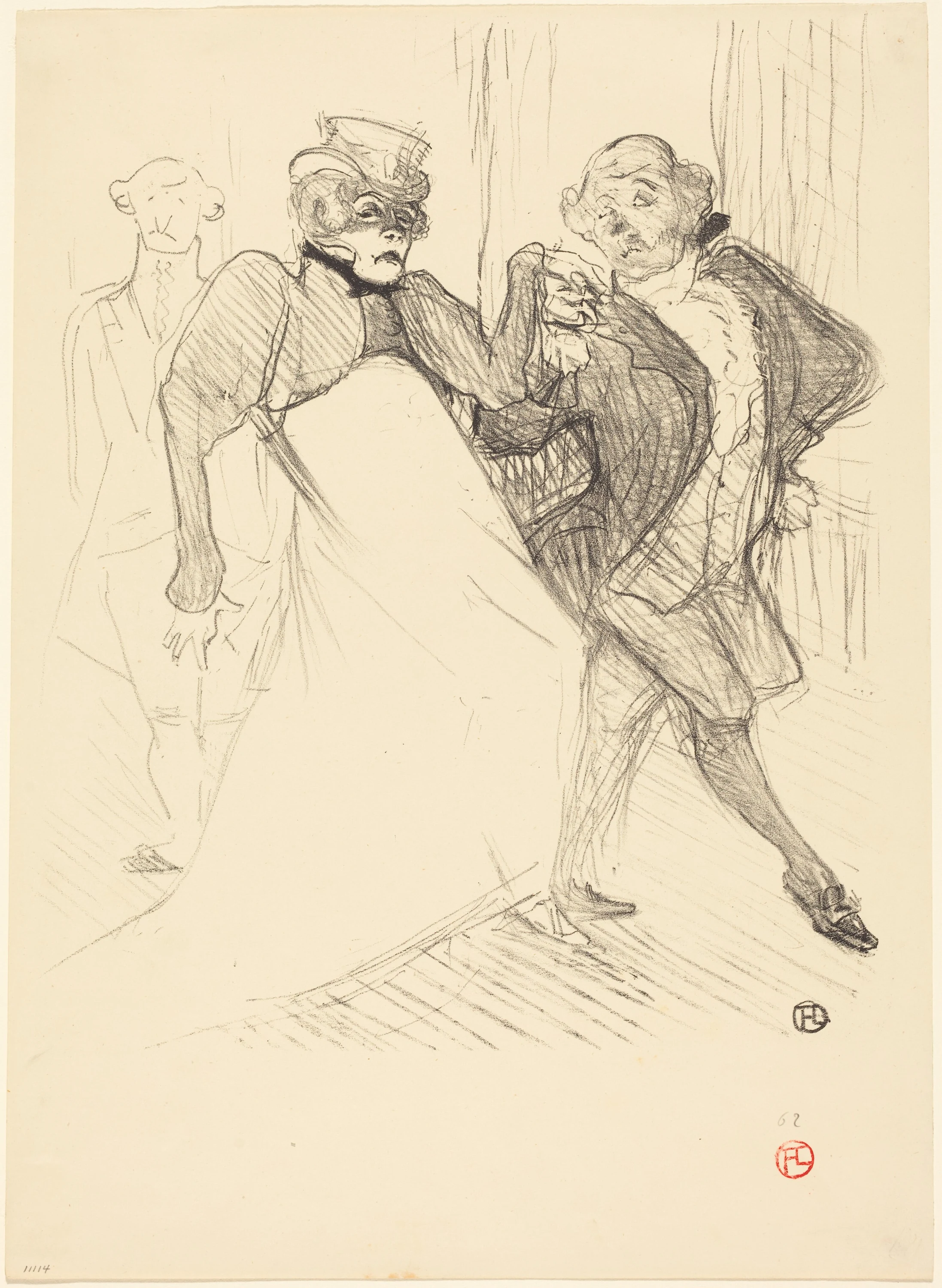 Rejane and Galipaux in "Madame Sans-Gêne" (Réjane et Galipaux dans "Madame Sans-Gêne"), Henri de Toulouse-Lautrec