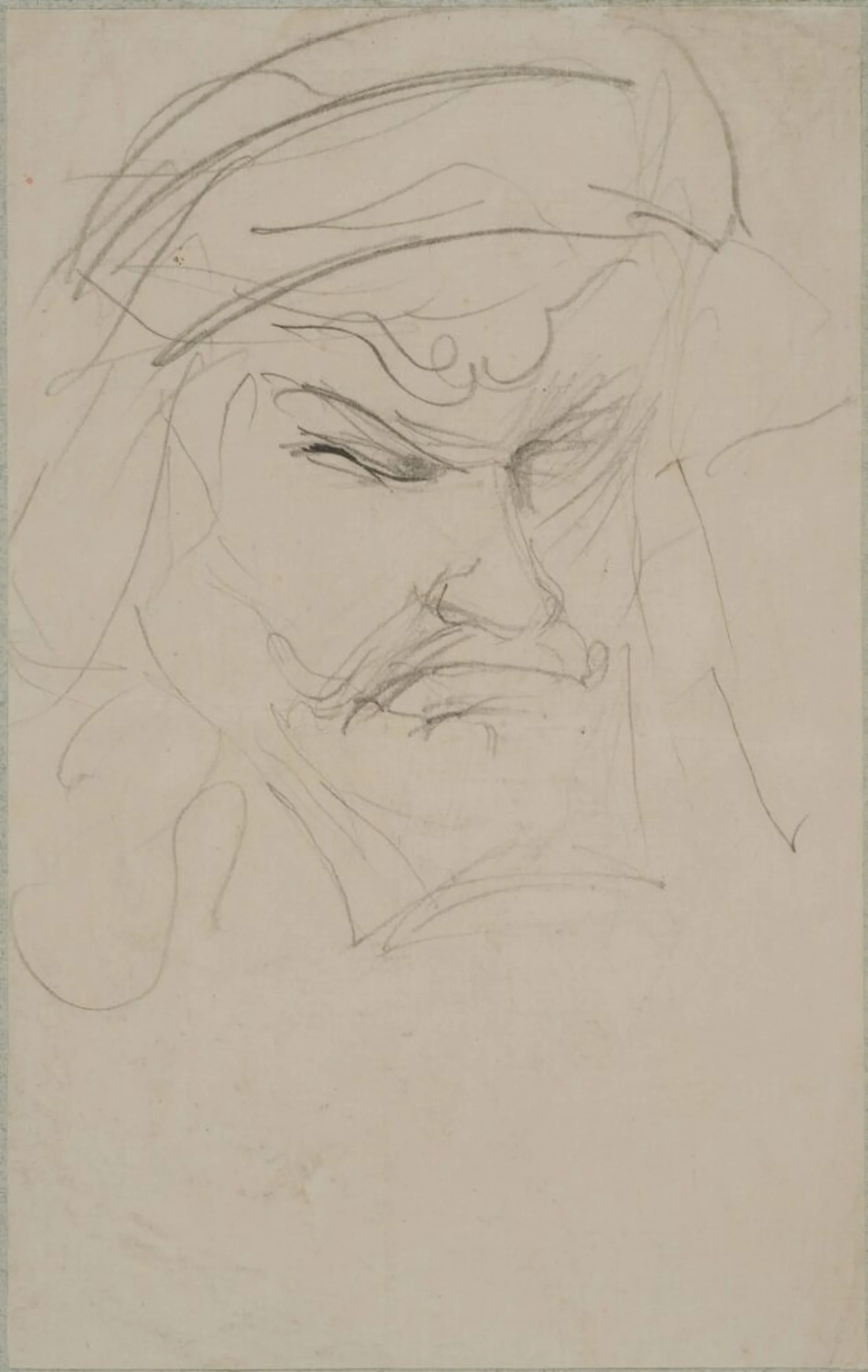 Skådespelaren Mounet-Sully i "Antigone", Henri de Toulouse-Lautrec