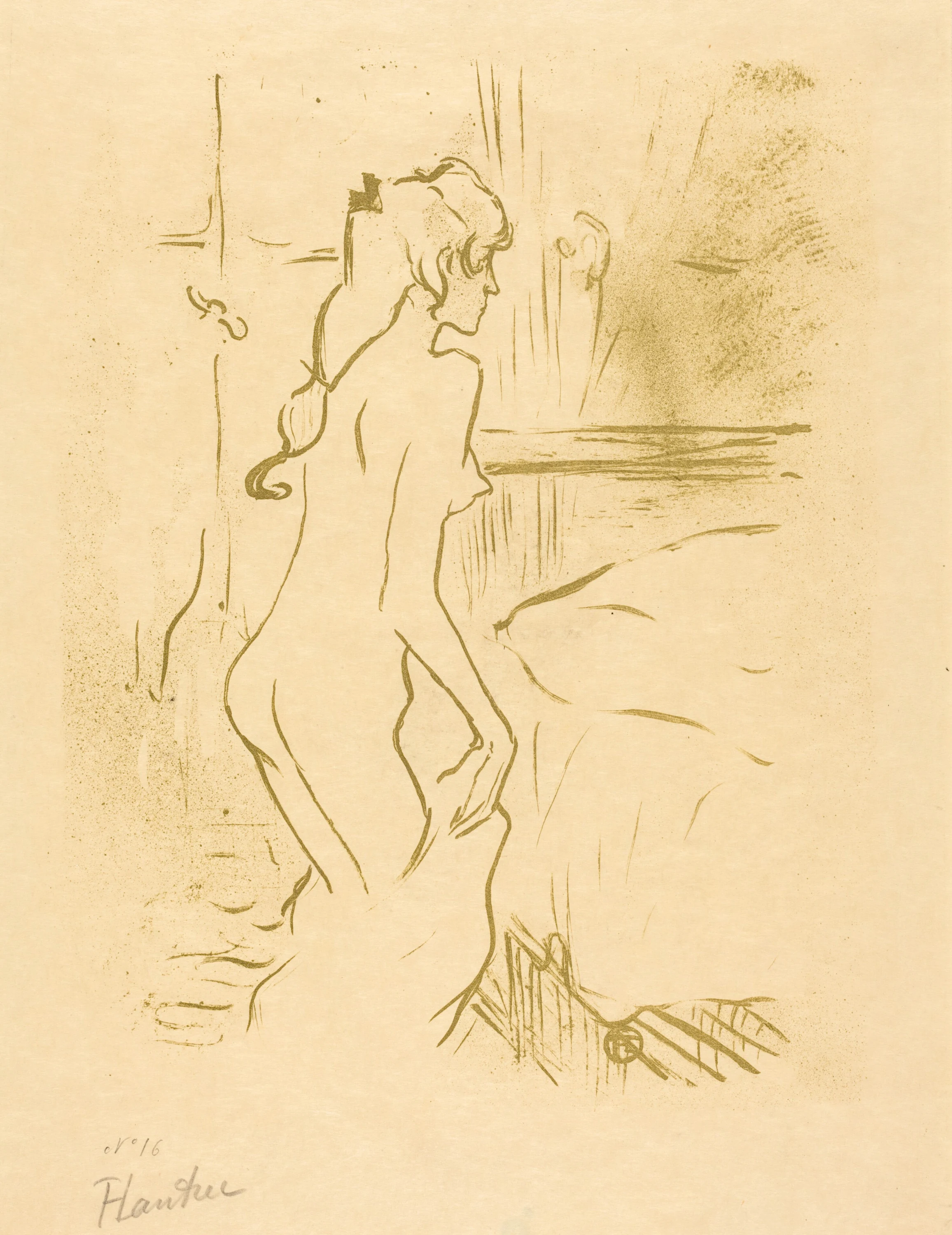 Study of a Woman (Etude de femme), Henri de Toulouse-Lautrec