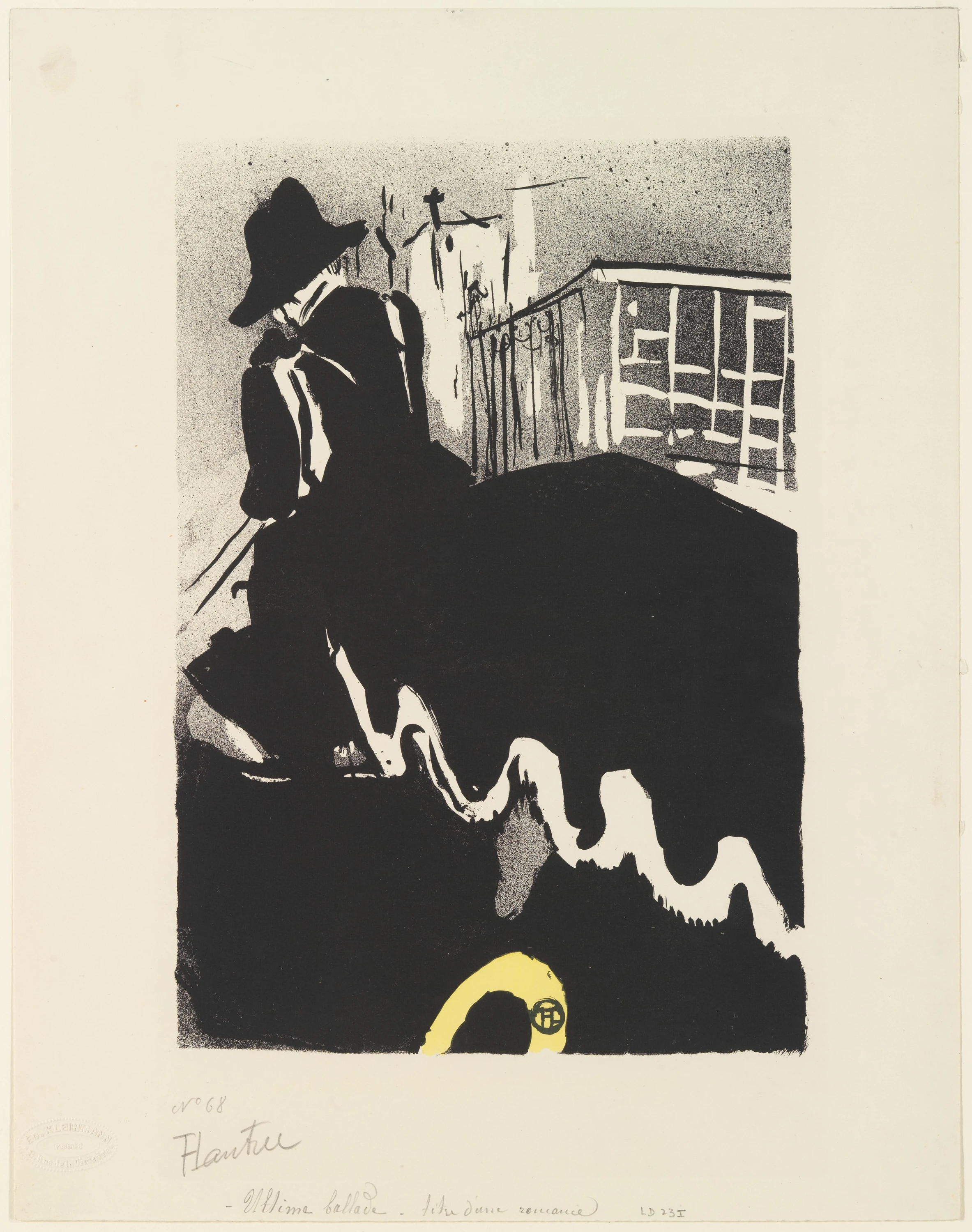 The Final Outing, "from The Old Tales", Henri de Toulouse-Lautrec