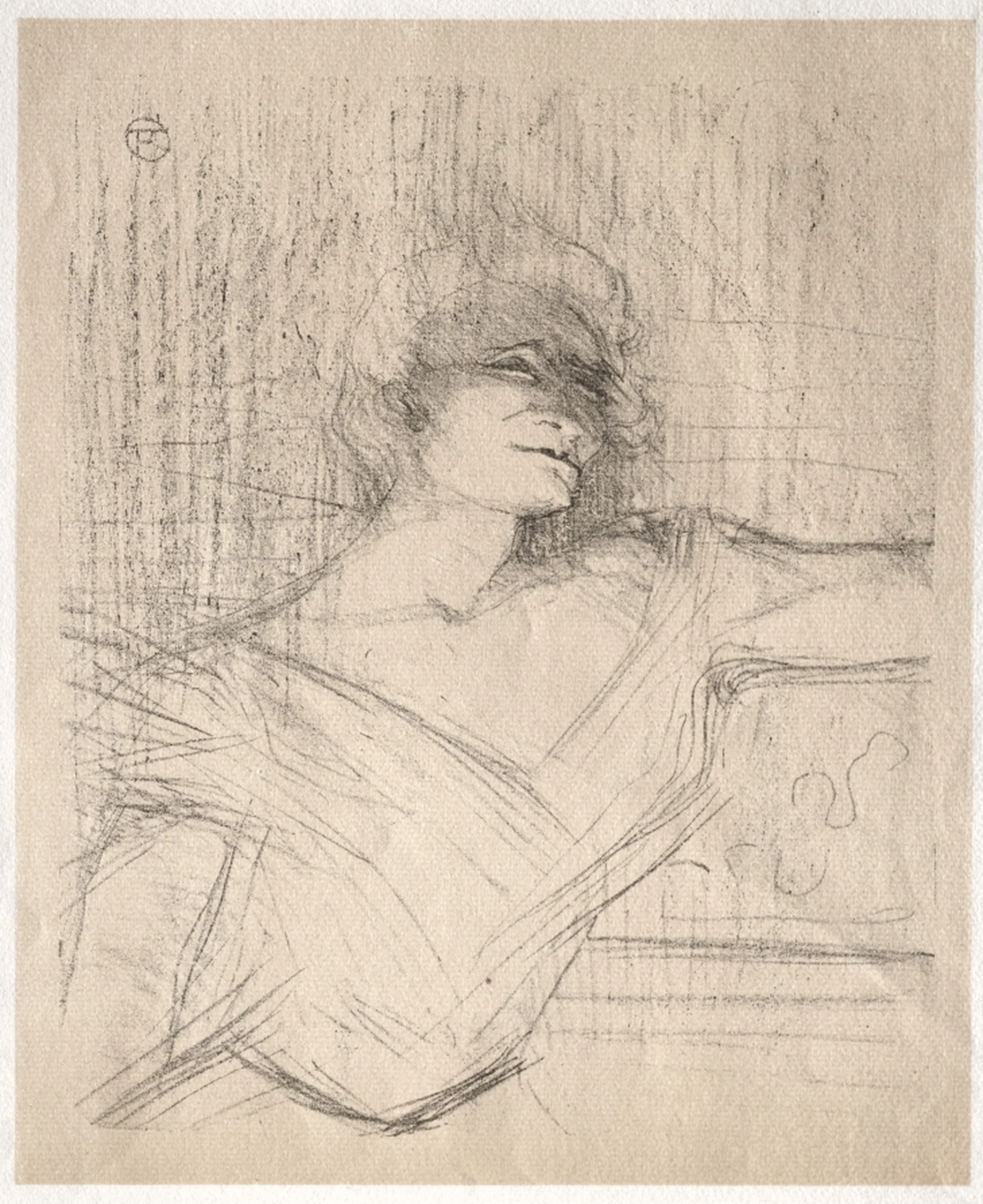 Yvette Guilbert: Dans la glu, Henri de Toulouse-Lautrec