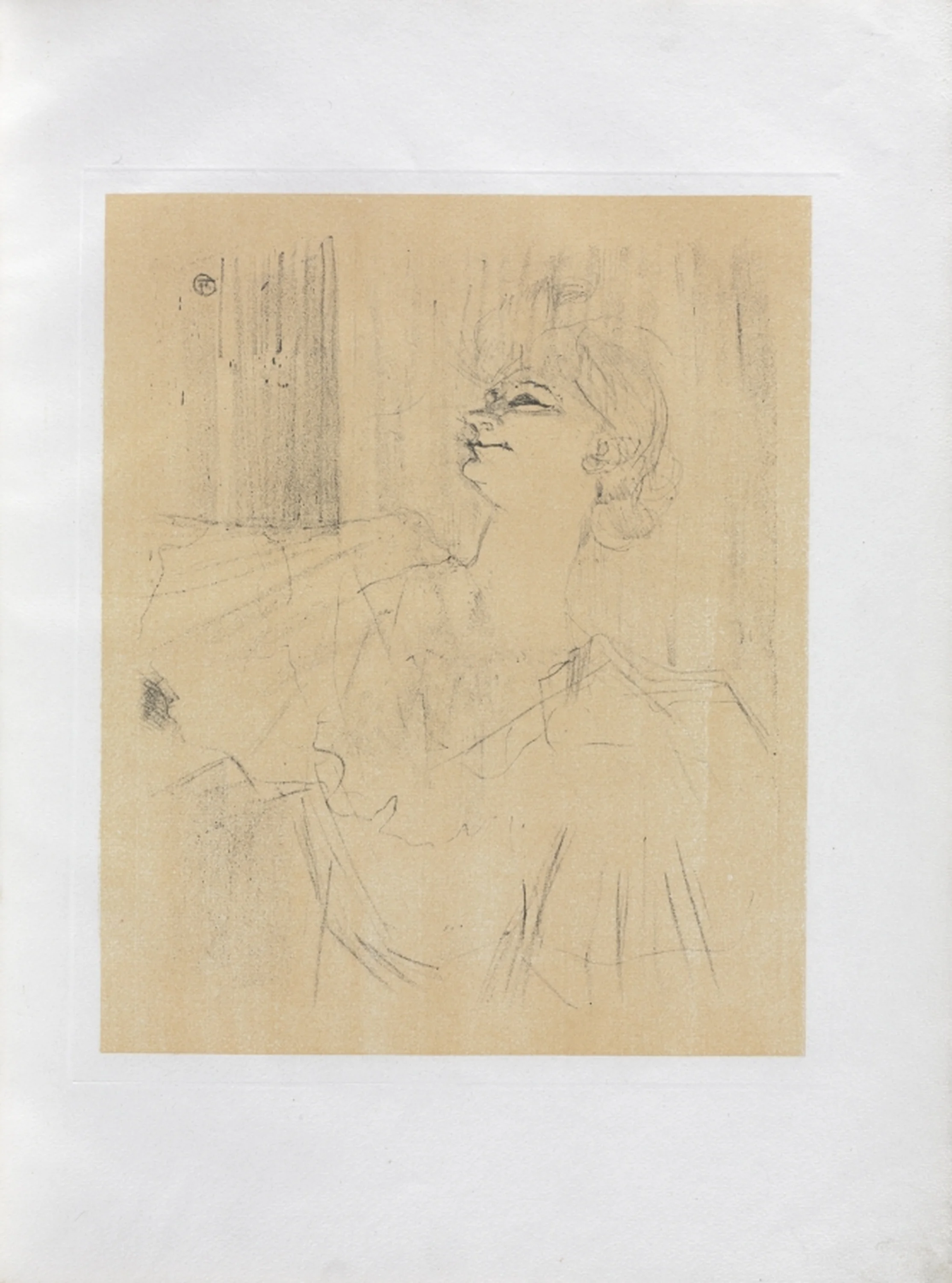 Yvette Guilbert-English Series: Menilmontant de Bruant, Henri de Toulouse-Lautrec