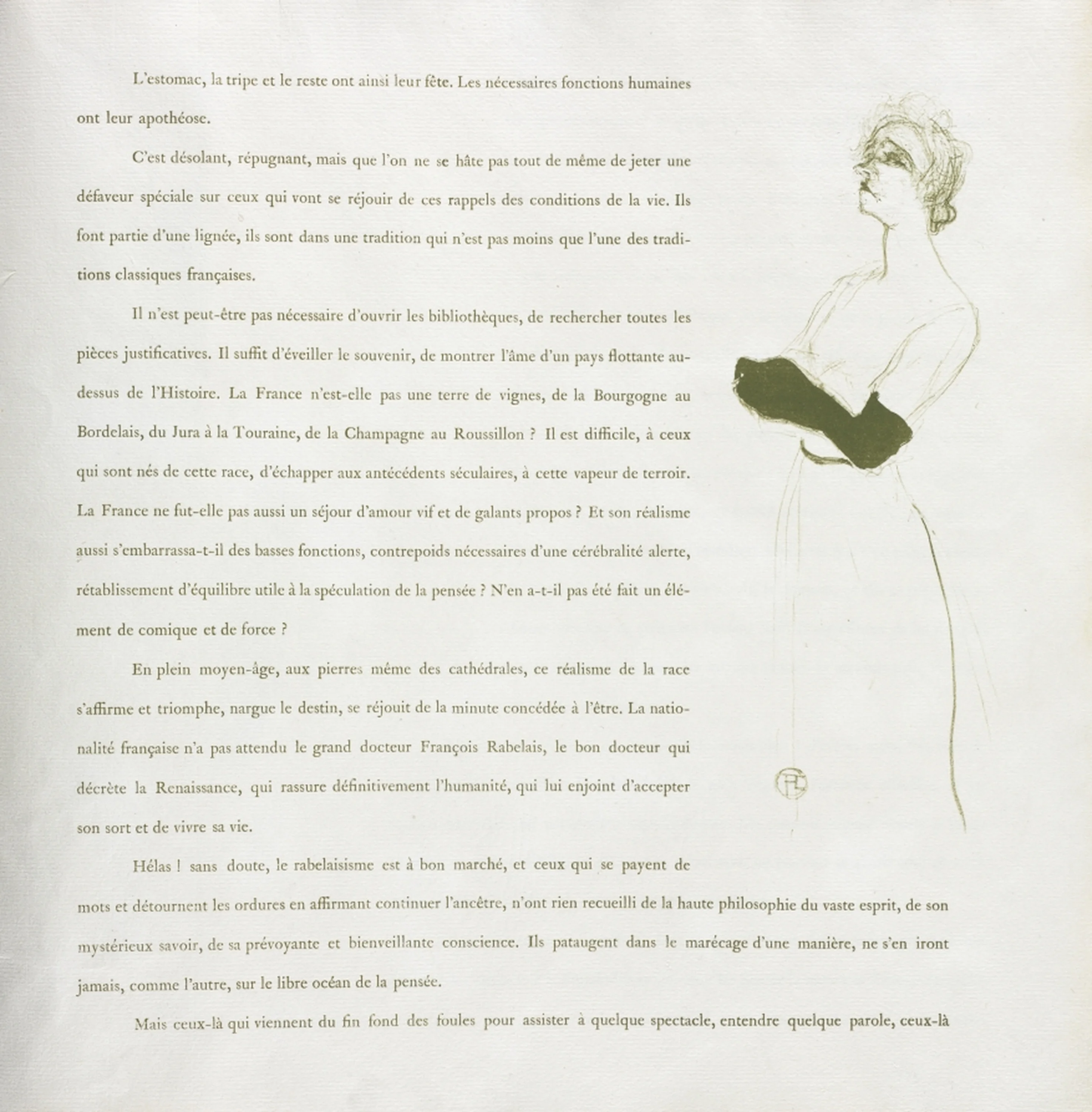 Yvette Guilbert-French Series: No. 10, Henri de Toulouse-Lautrec
