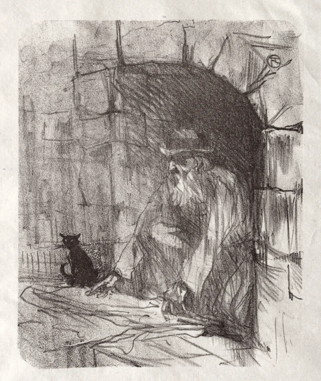 A Basement Shop in Cracow, Henri de Toulouse-Lautrec