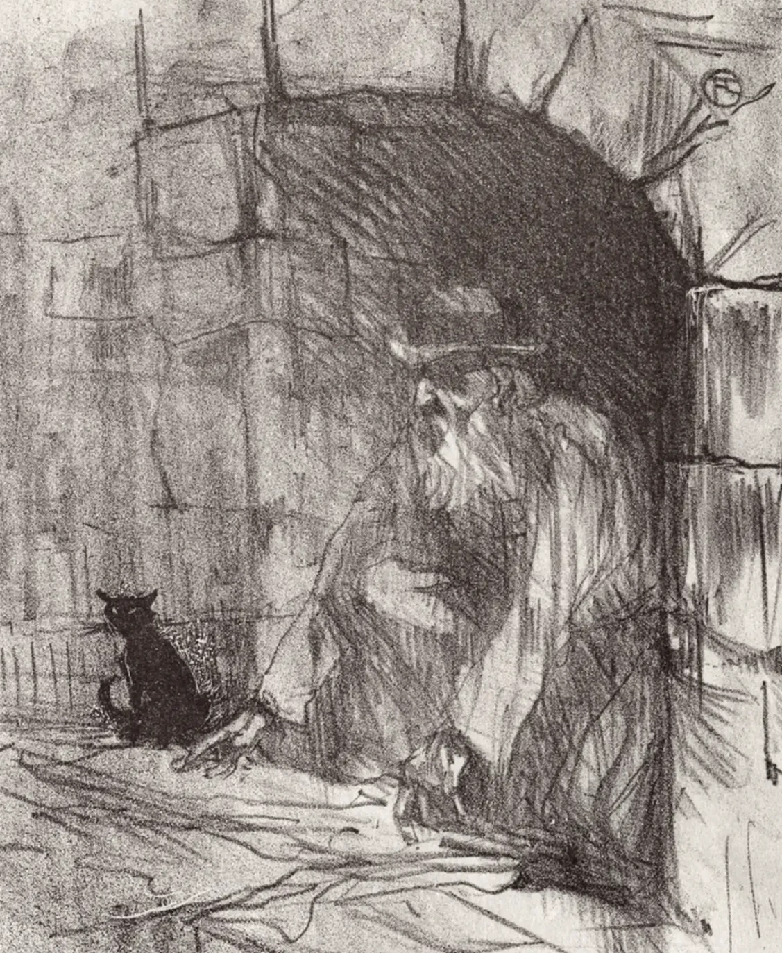A Basement Shop in Cracow, Henri de Toulouse-Lautrec