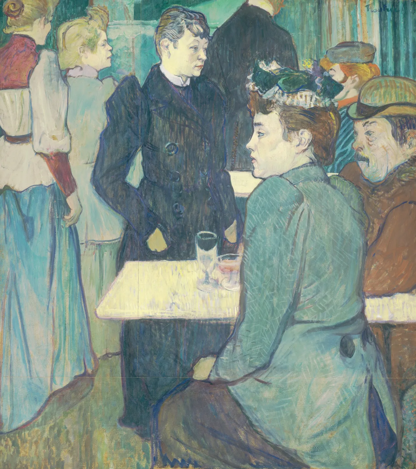 A Corner of the Moulin de la Galette, Henri de Toulouse-Lautrec