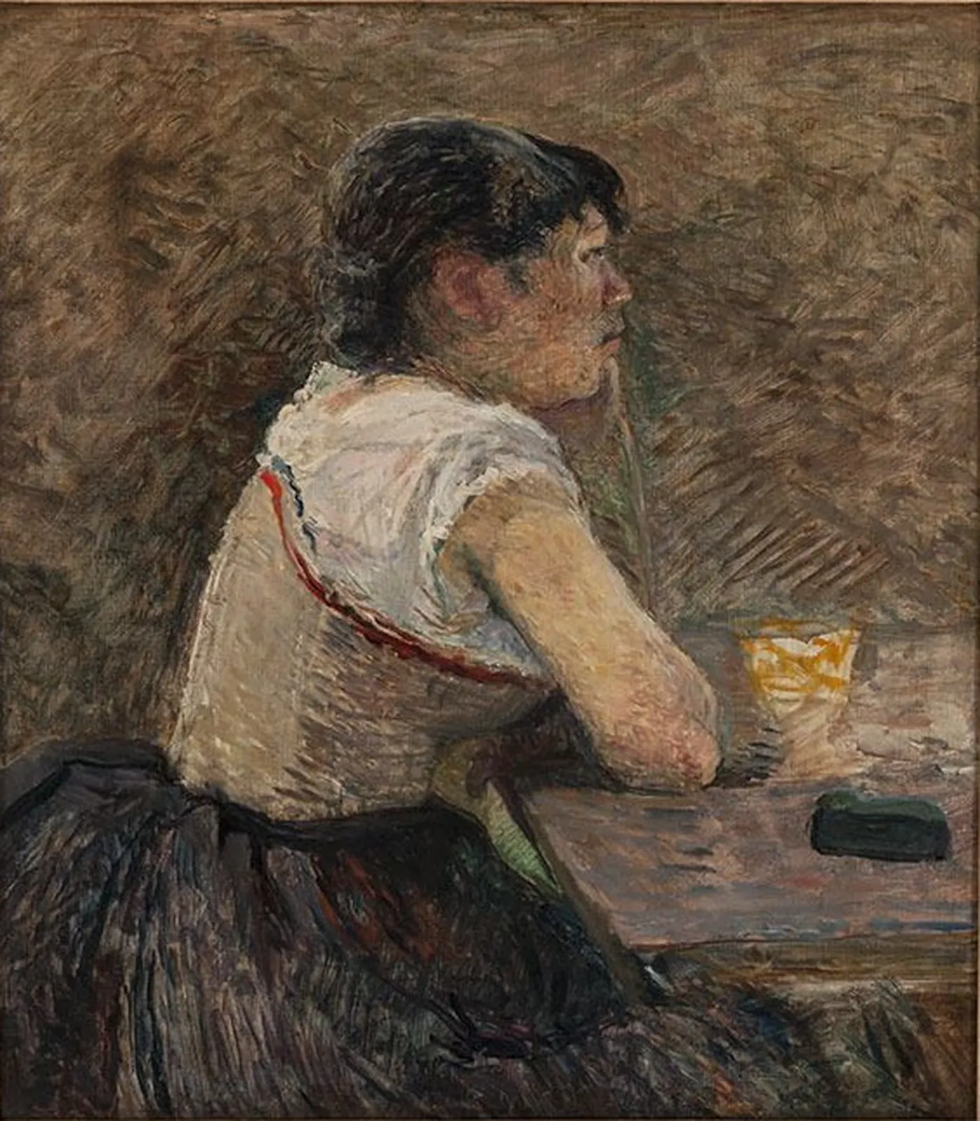 À Grenelle, buveuse d'absinthe, Henri de Toulouse-Lautrec