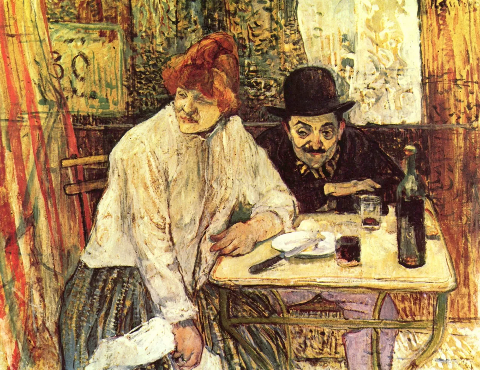 À la Mie, Henri de Toulouse-Lautrec