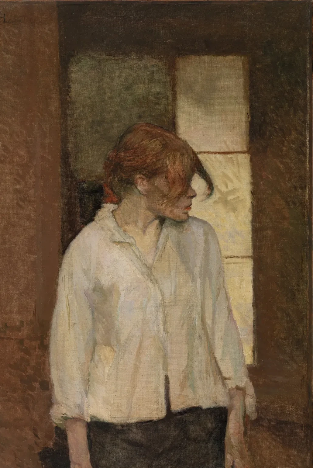 "A Montrouge"–Rosa La Rouge, Henri de Toulouse-Lautrec