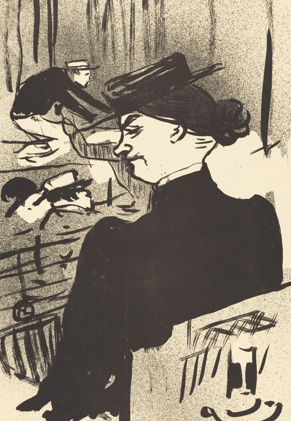 A Spectator (Une spectatrice), Henri de Toulouse-Lautrec
