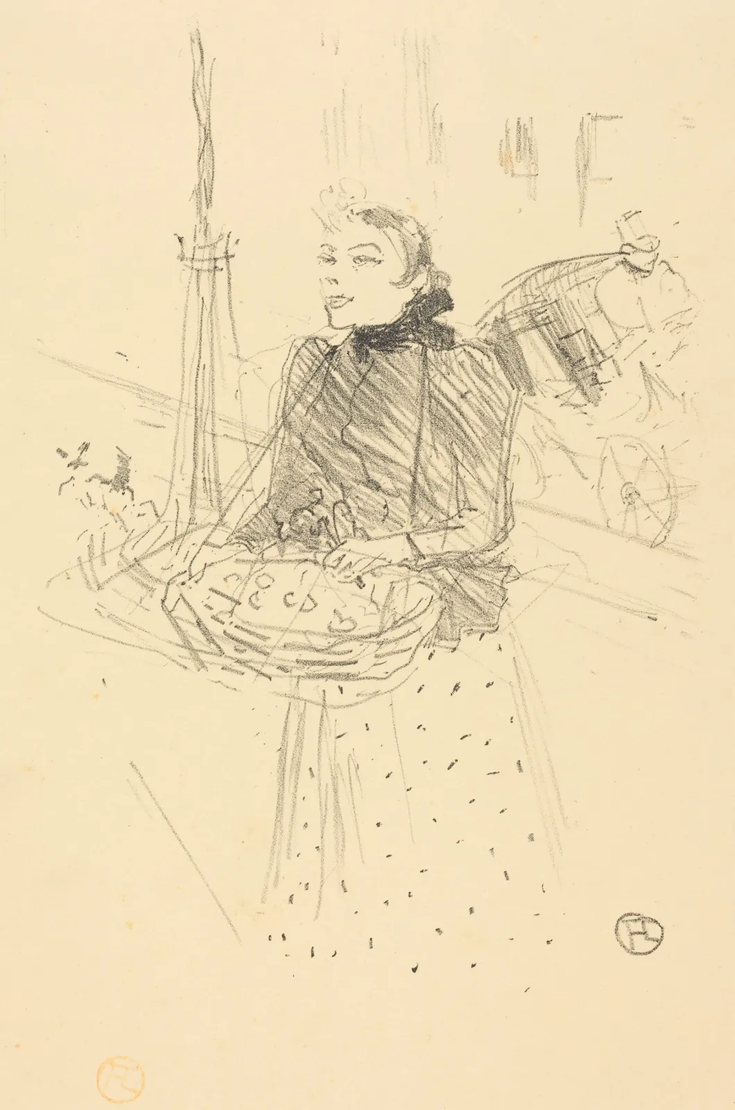Achetez mes belles violettes, Henri de Toulouse-Lautrec