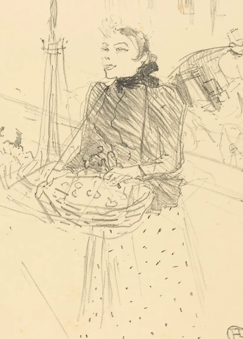 Achetez mes belles violettes, Henri de Toulouse-Lautrec