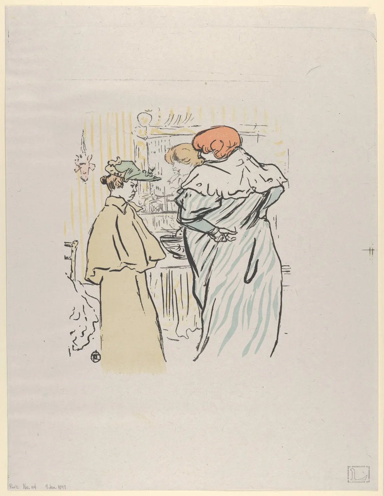 Alors vous êtes sages, Henri de Toulouse-Lautrec