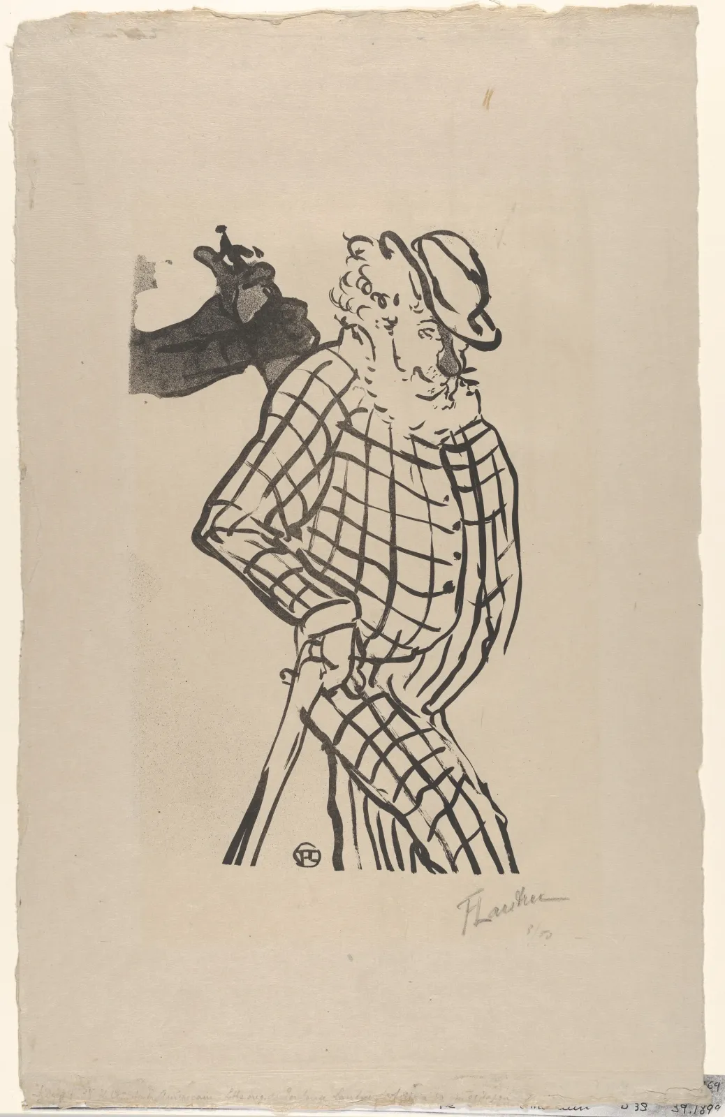 American Singer (from Le Café Concert), Henri de Toulouse-Lautrec