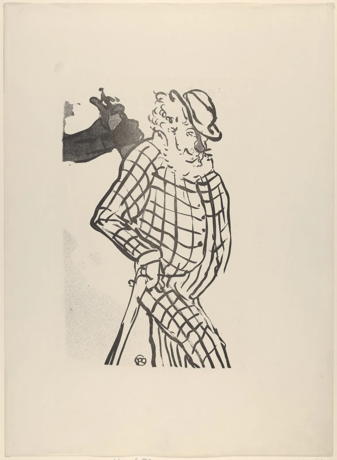 American Singer (from Le Café Concert), Henri de Toulouse-Lautrec