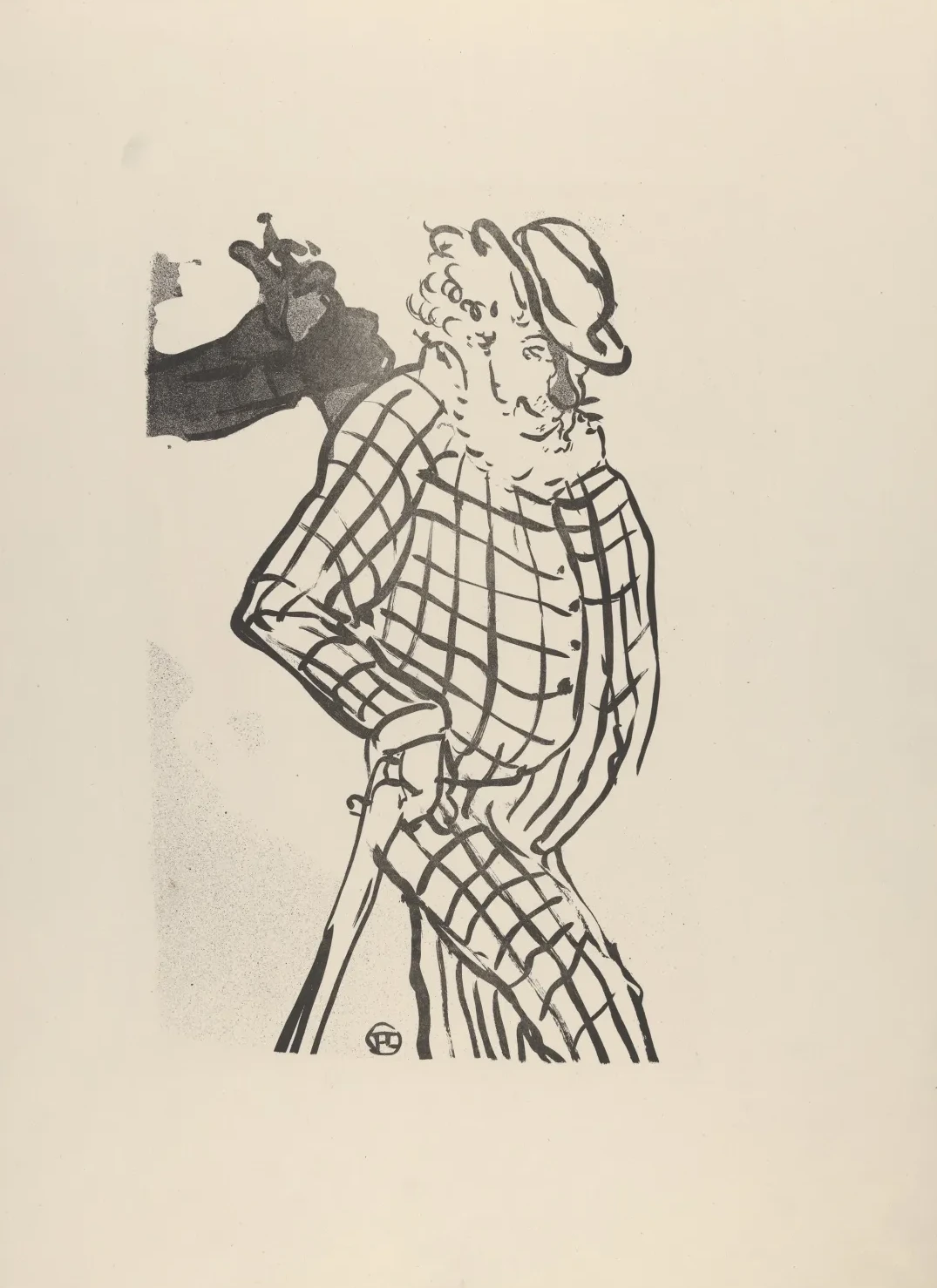 American Singer (from Le Café Concert), Henri de Toulouse-Lautrec