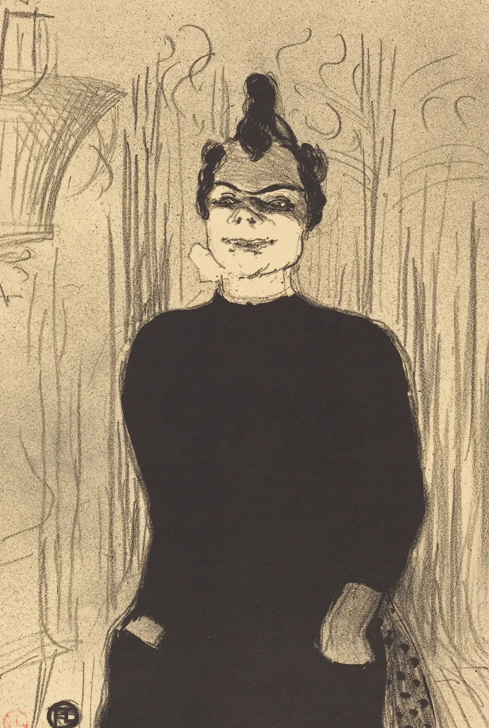 At La Gaiete Rochechouart: Nicolle (A La Gaieté Rochechouart: Nicolle), Henri de Toulouse-Lautrec