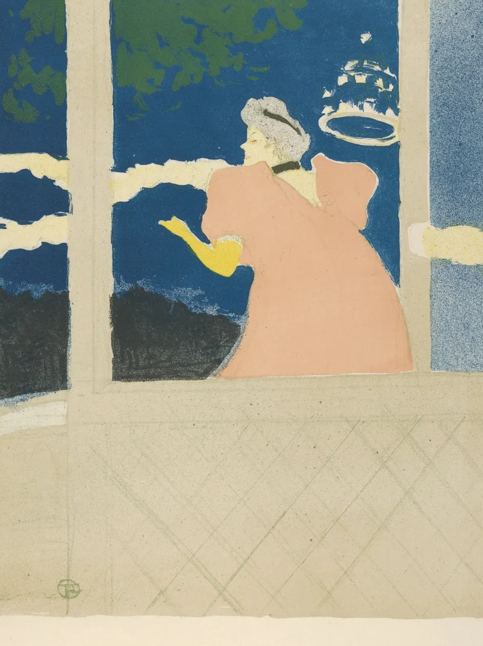 At Les Ambassadeurs (Au Café-Concert / At the Café Concert), from "L'Estampe Originale", Henri de Toulouse-Lautrec