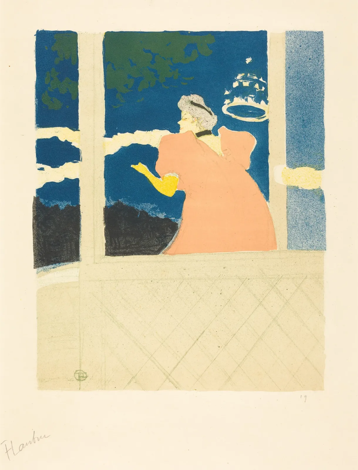 At the Ambassadeurs (Aux Ambassadeurs), Henri de Toulouse-Lautrec