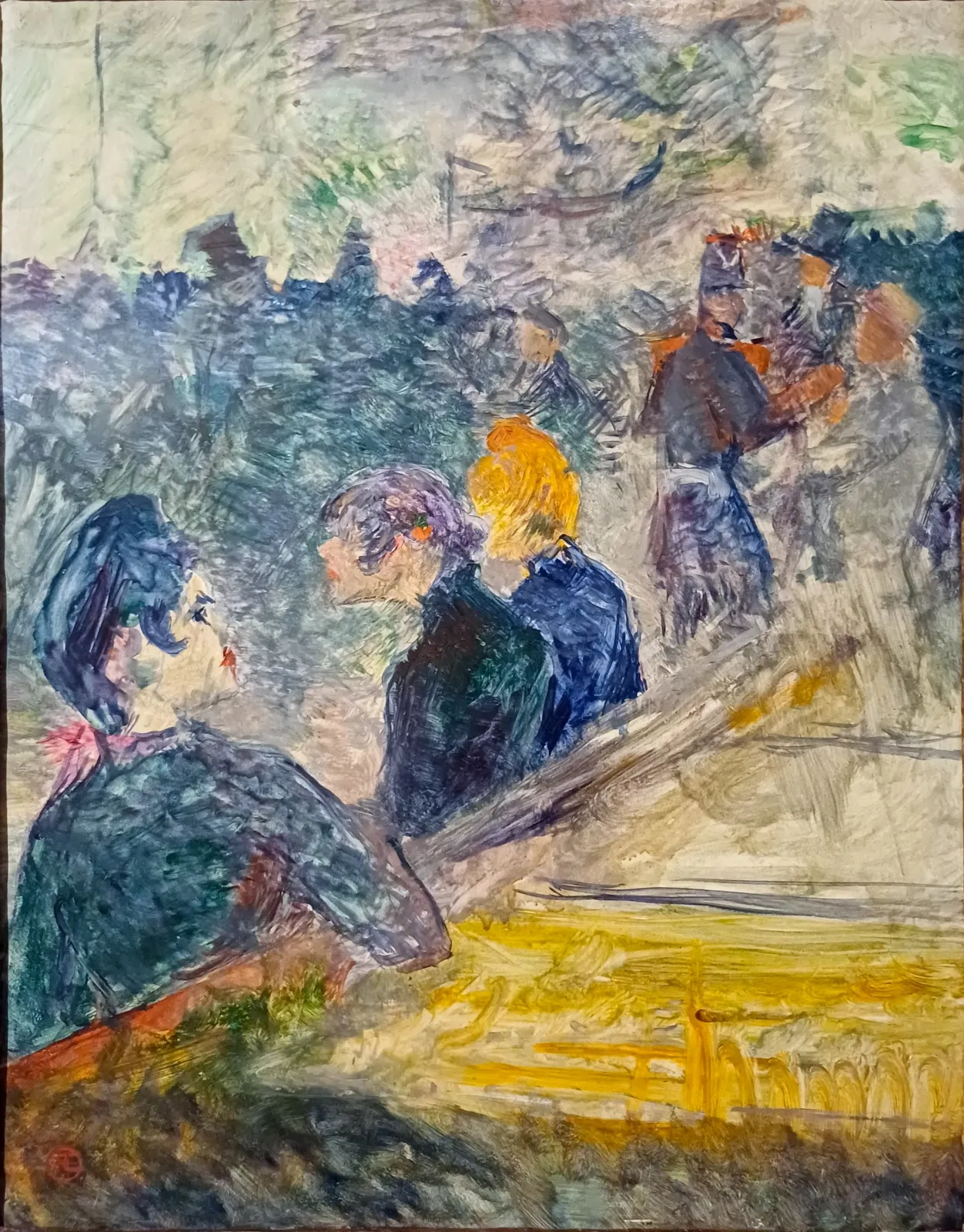 At the Ball in the Moulin de la Galette, Henri de Toulouse-Lautrec