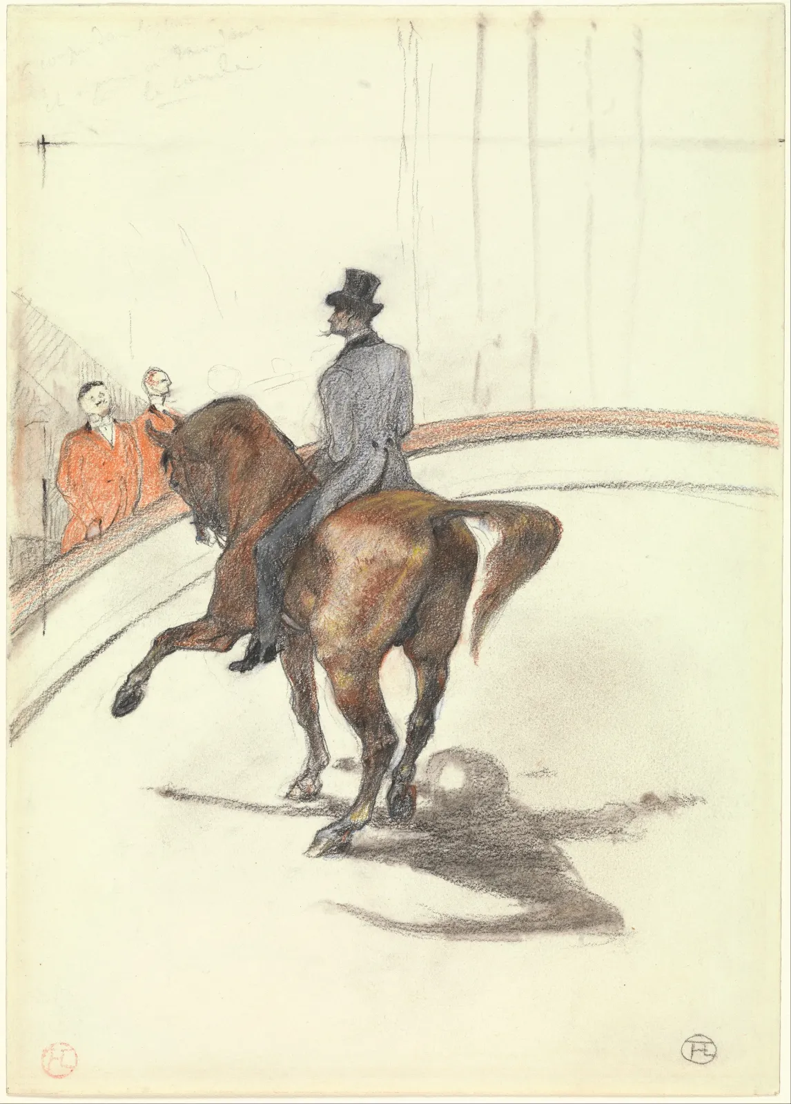 At the Circus: The Spanish Walk (Au Cirque: Le Pas espagnol), Henri de Toulouse-Lautrec