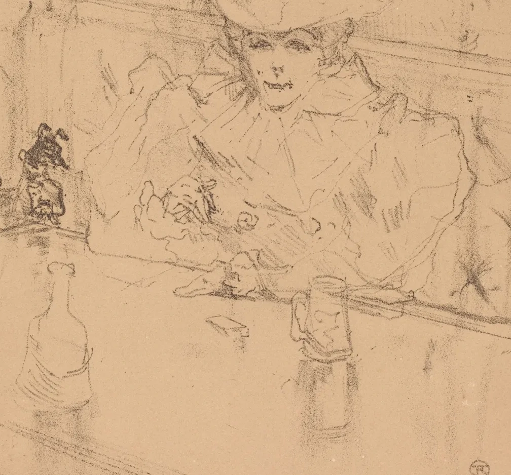 At the Hanneton (Au Hanneton), Henri de Toulouse-Lautrec