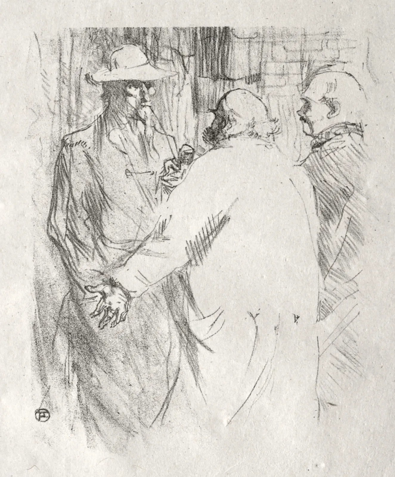 Au pied du Sinaï: Clemenceau à Busk, Henri de Toulouse-Lautrec