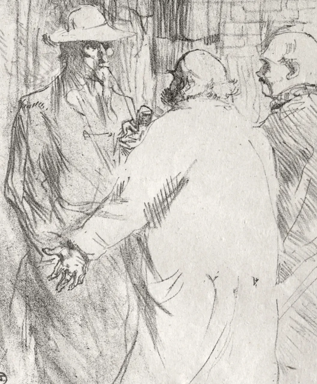 Au pied du Sinaï: Clemenceau à Busk, Henri de Toulouse-Lautrec