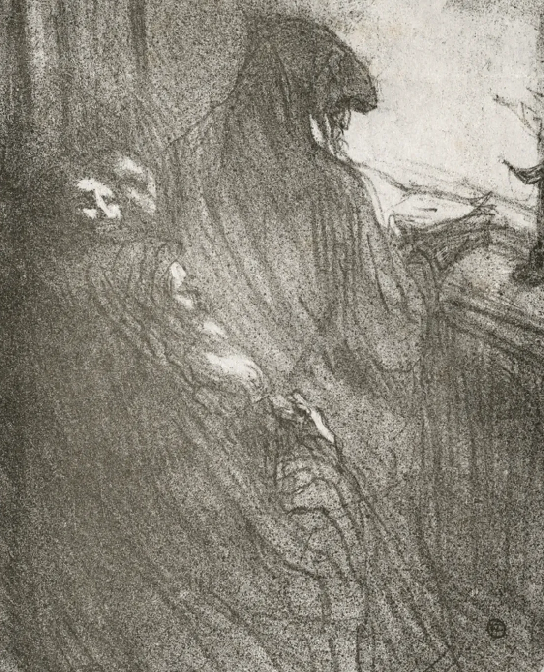 Au pied du Sinaï: La Prière des Juifs Polonais, Henri de Toulouse-Lautrec