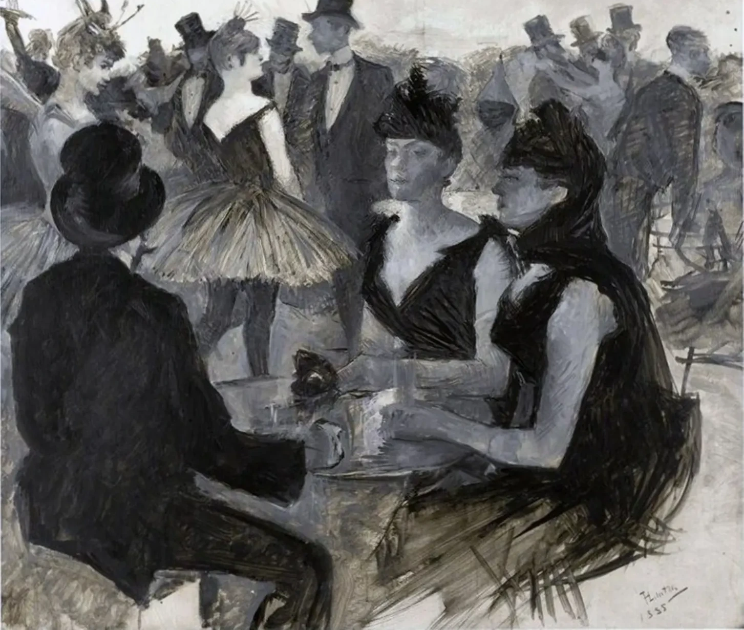 Bal masqué, Henri de Toulouse-Lautrec
