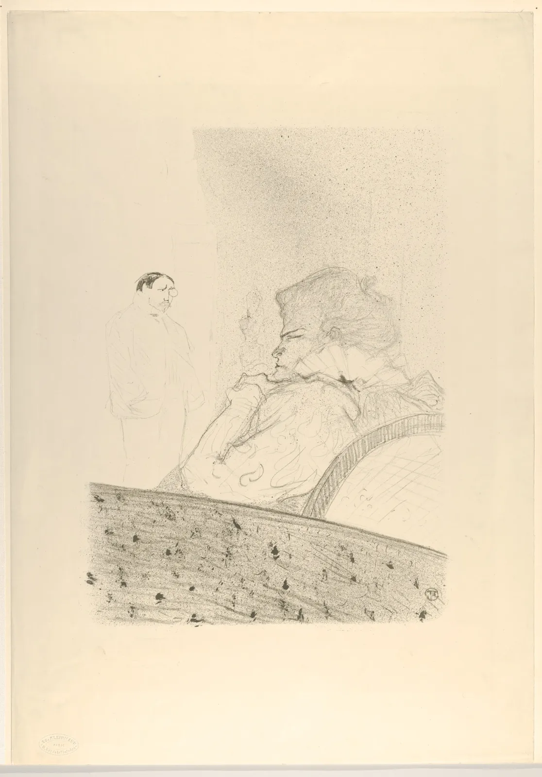 Brandès In Her Box, Henri de Toulouse-Lautrec