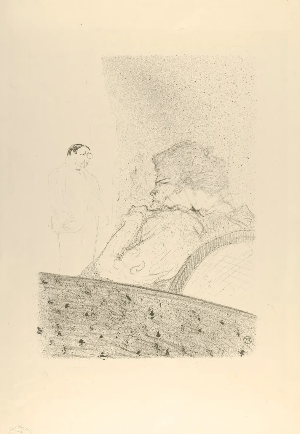 Brandès In Her Box, Henri de Toulouse-Lautrec