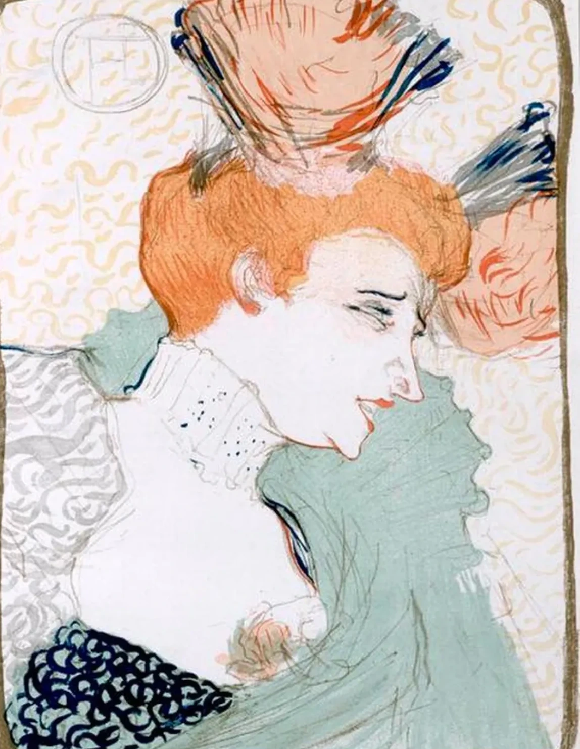Buste de Lender-Mlle Marcelle Lender by Henri Marie Raymond de Toulouse-Lautrec - Henri de Toulouse-Lautrec, Henri de Toulouse-Lautrec