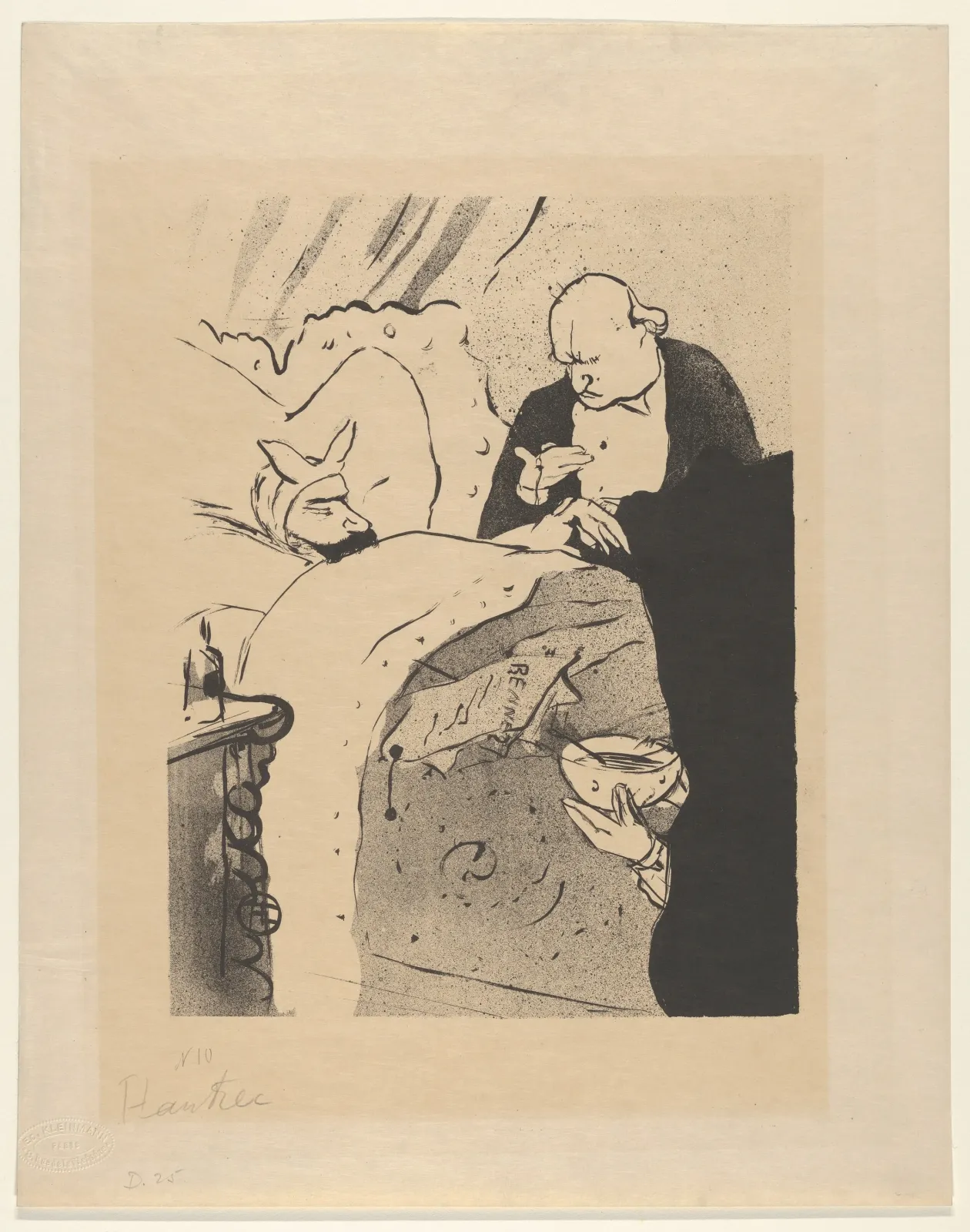 Carnot Is Sick! (from Les Vieilles Histoires), Henri de Toulouse-Lautrec